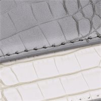 View Pinseeker 35MM Crocodile Reversible Accessories Ash Gray/White