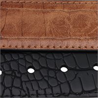 View Pinseeker 35MM Crocodile Reversible Accessories Tan/Black