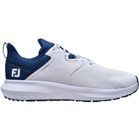 View FootJoy QMotion Spikeless White/Pageant Blue/China Blue