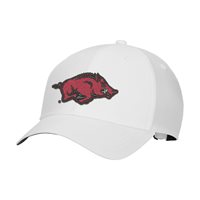 View Nike Club NCAA Golf Hat White/Black/University of Arkansas