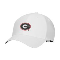 View Nike Club NCAA Golf Hat White/Black/University of Georgia