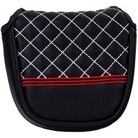 View Jef World Of Golf Diamond Mallet Headcover Black