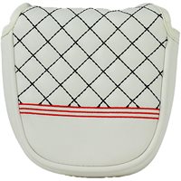 View Jef World Of Golf Diamond Mallet Headcover White