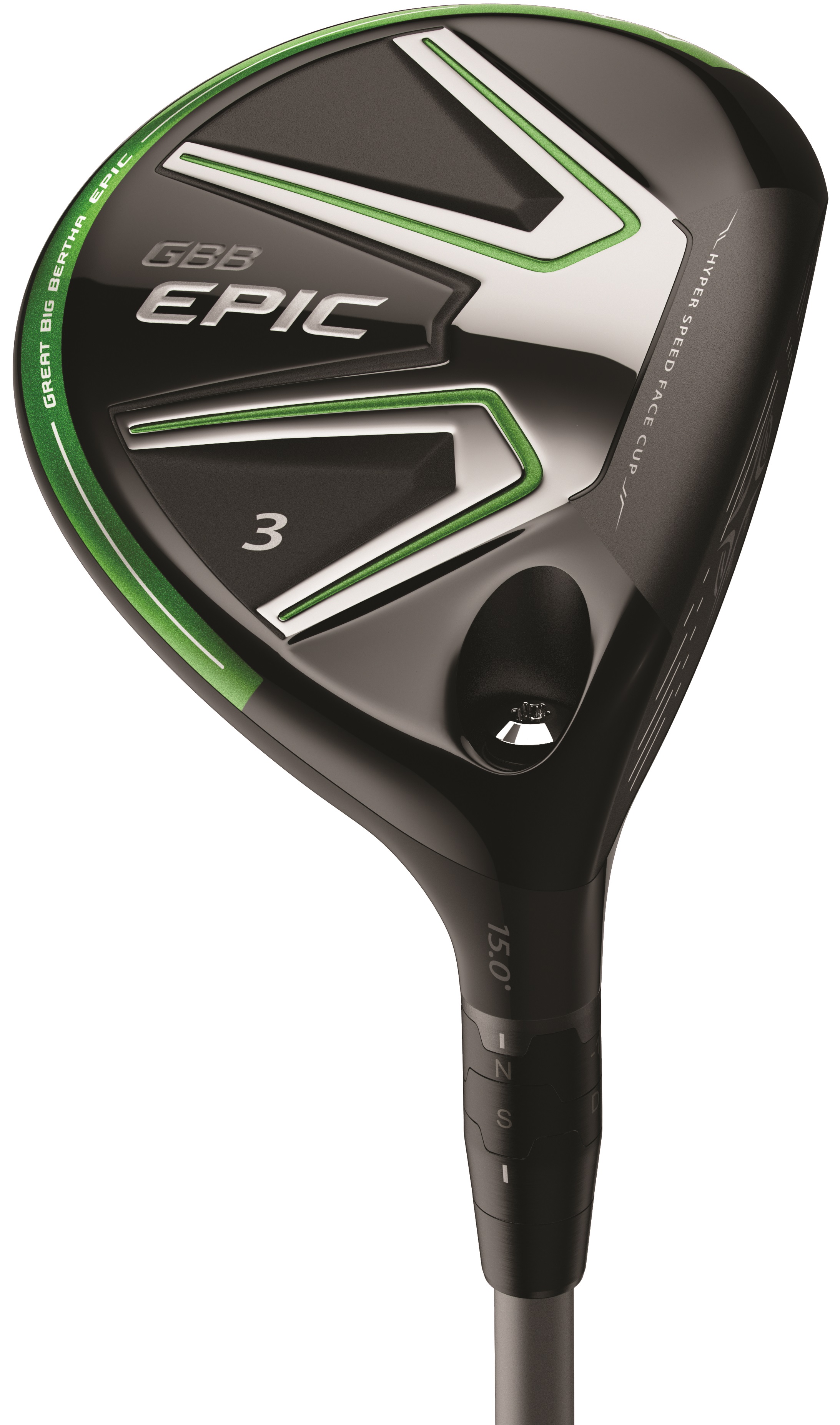 Left Hand Callaway Great Big Bertha Epic 15* 3 Wood Stf Fuji Pro