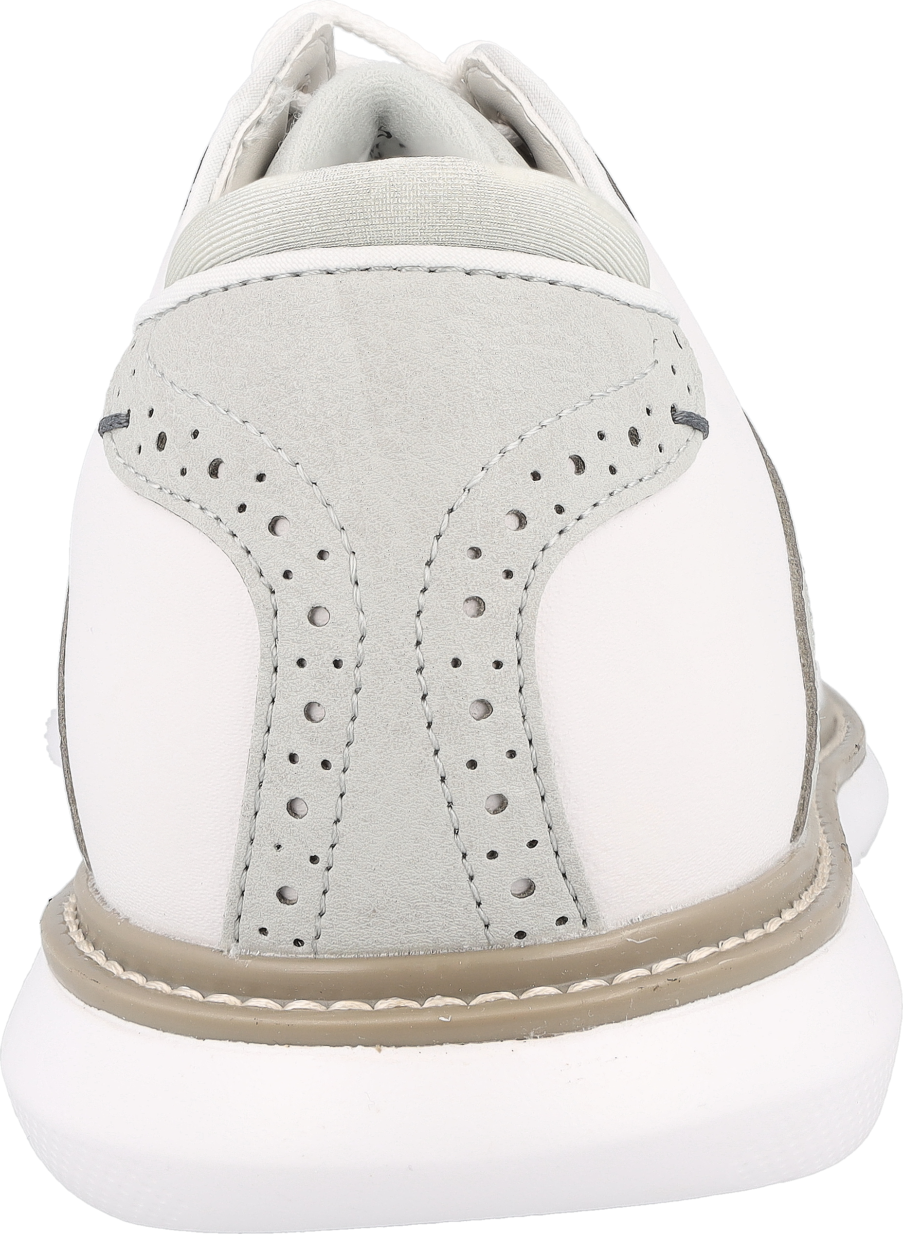 FootJoy FJ Traditions 57957 White/Grey/White Men Golf Shoe - Picture 15 of 16