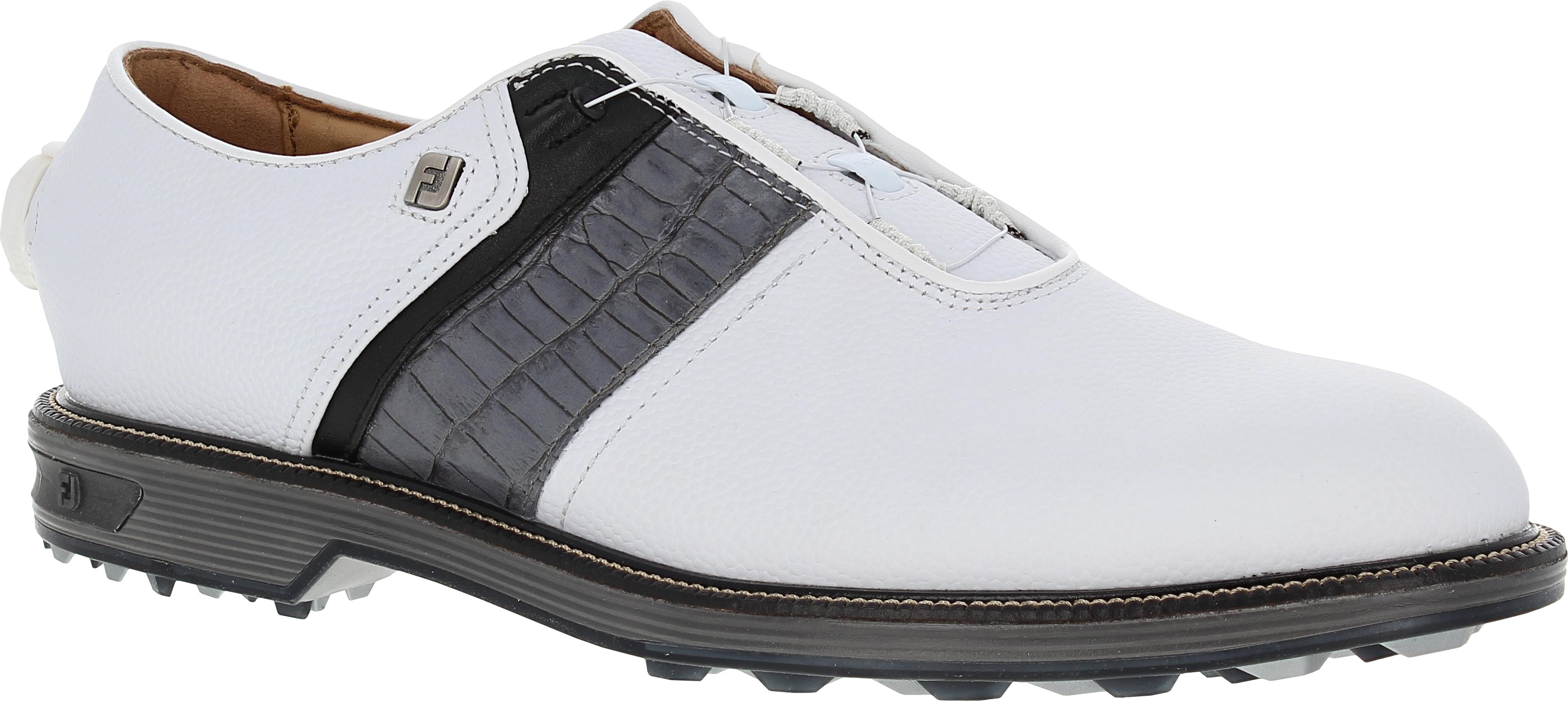 FootJoy Premiere Series Packard BOA 53921 White/Gray/ Men Spikeless Golf Shoes - Picture 20 of 23