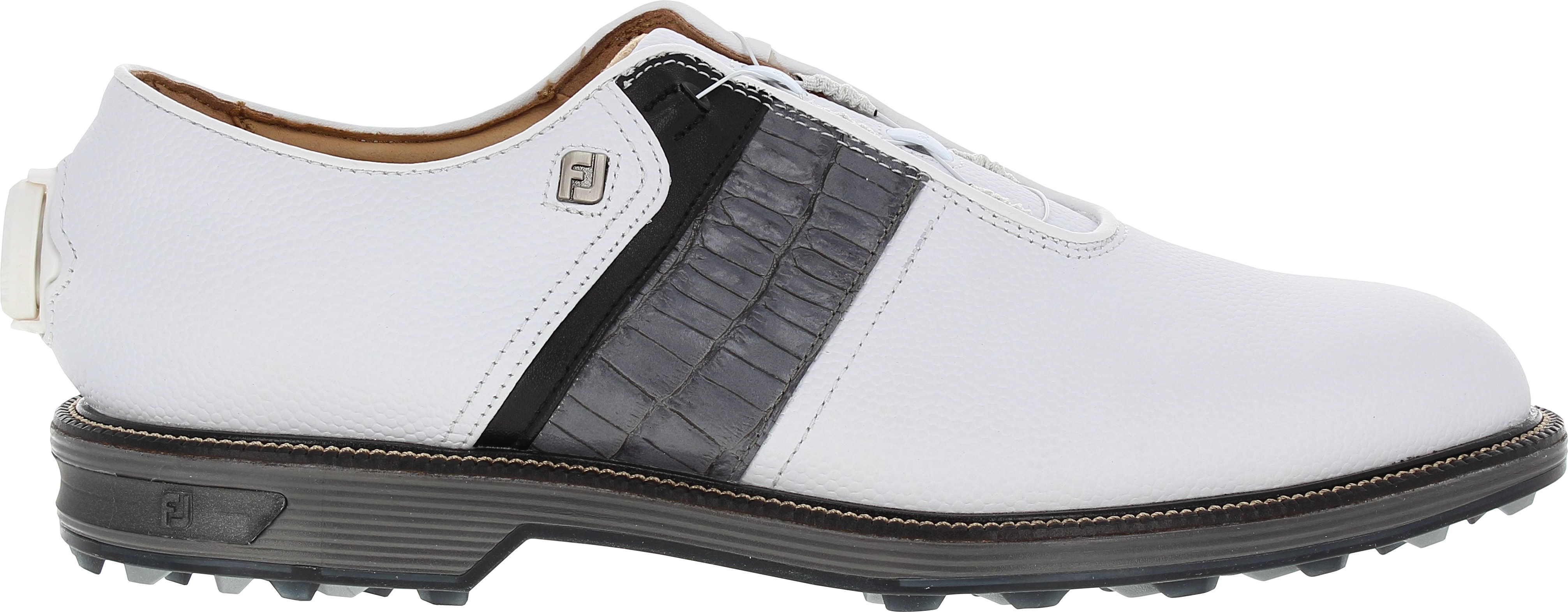 FootJoy Premiere Series Packard BOA 53921 White/Gray/ Men Spikeless Golf Shoes - Picture 19 of 23