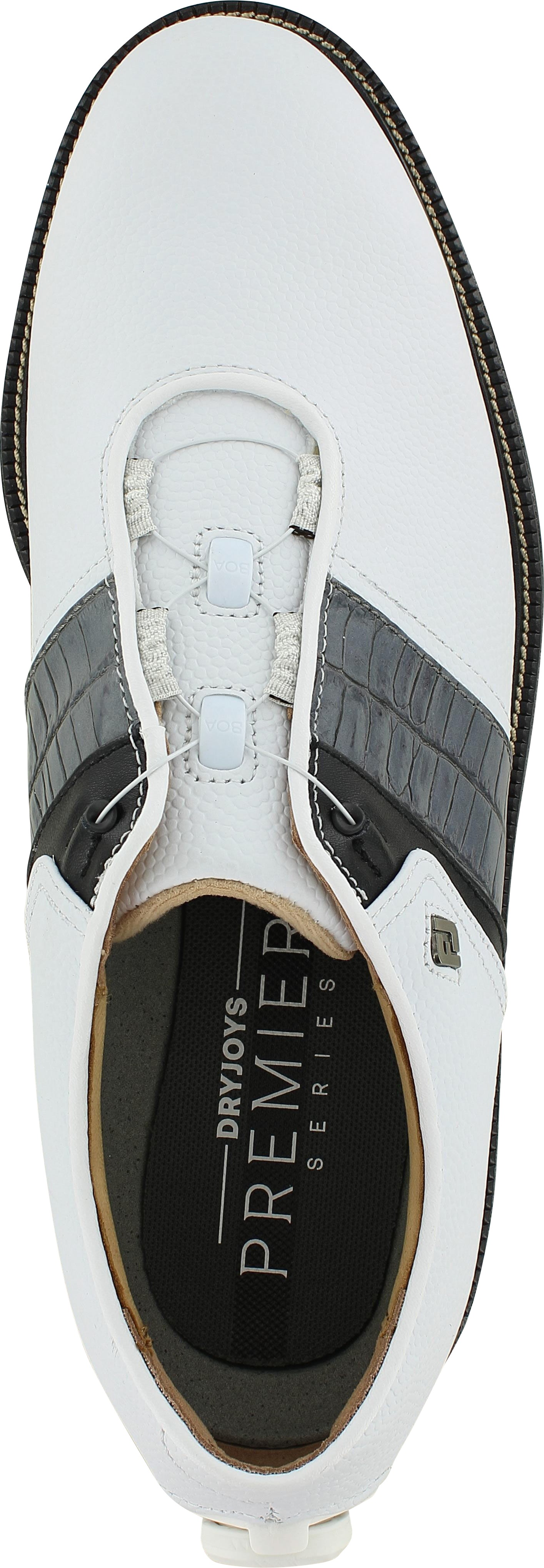 FootJoy Premiere Series Packard BOA 53921 White/Gray/ Men Spikeless Golf Shoes - Picture 23 of 23