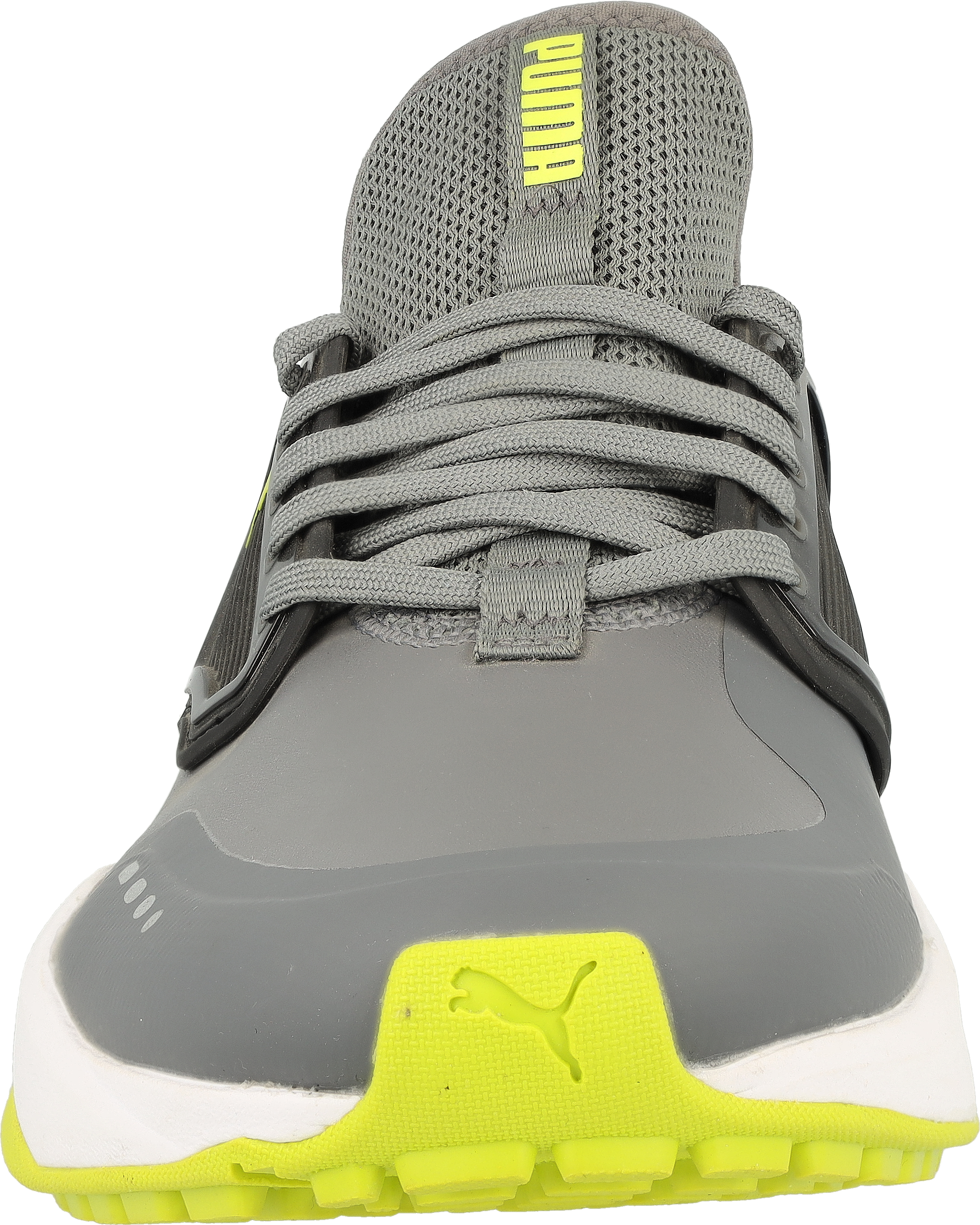 Puma GS One 195405-06 Quiet Shade Black Lime Men Spikeless Golf Shoes - Picture 2 of 8
