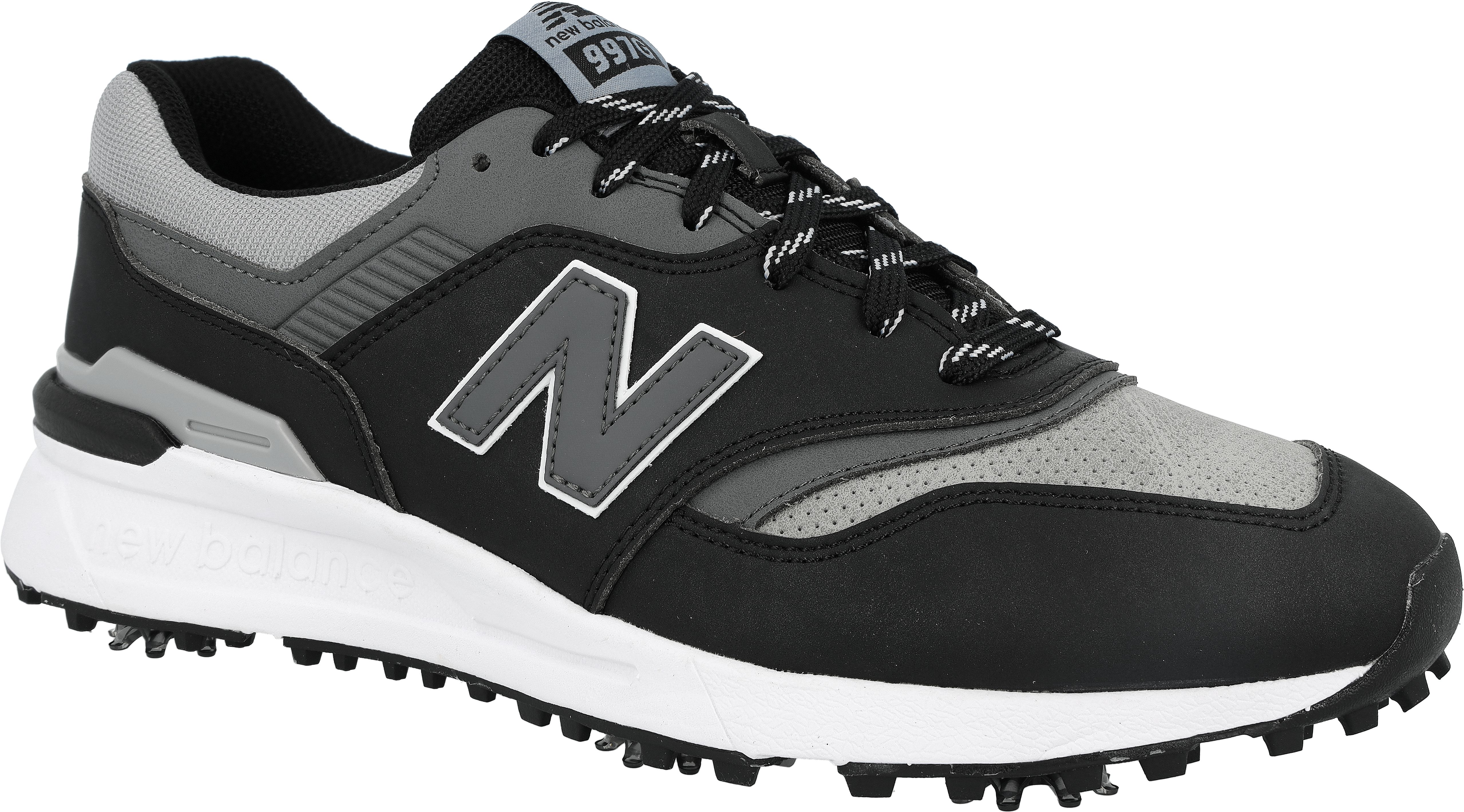 New Balance 997 Golf MG997BK Black Men Golf Shoe - Afbeelding 3 van 16
