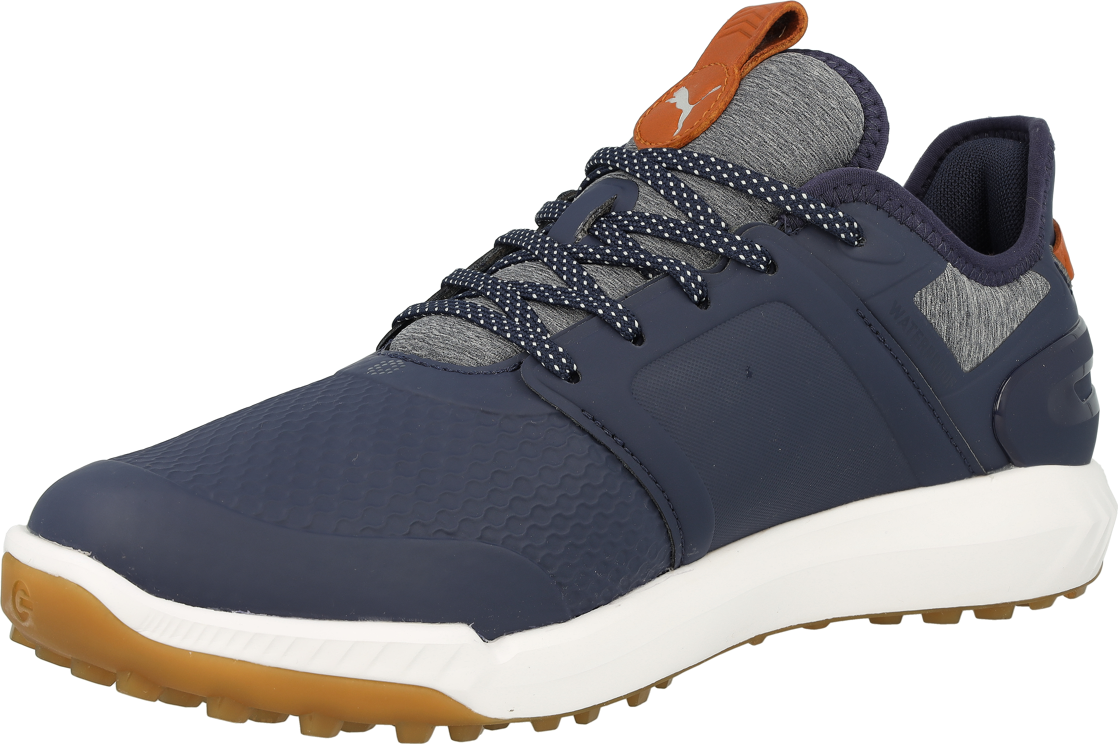 Puma Ignite Elevate 376077-05 Navy Silver Men Spikeless Golf Shoes - Picture 4 of 8