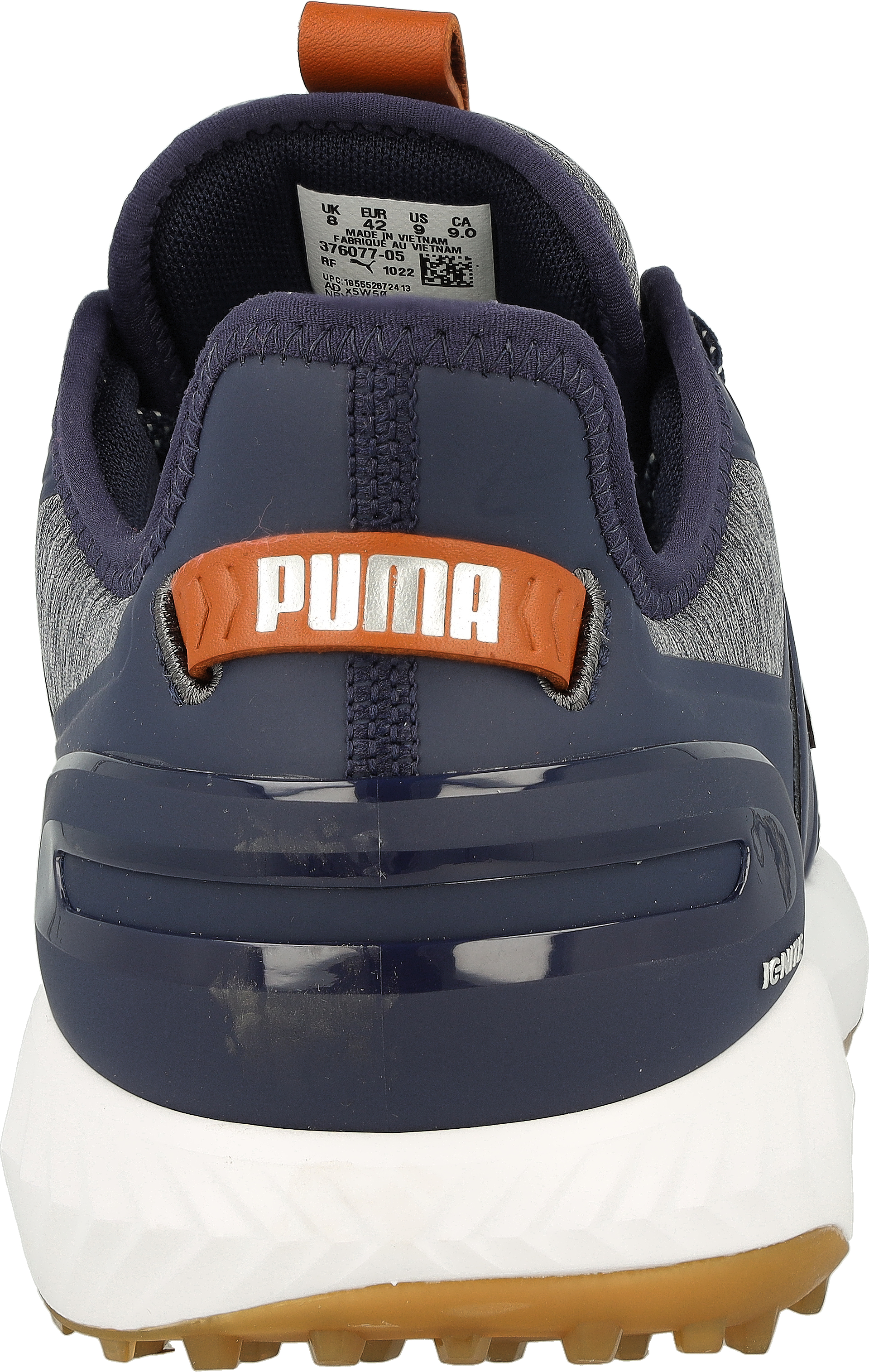 Puma Ignite Elevate 376077-05 Navy Silver Men Spikeless Golf Shoes - Picture 7 of 8