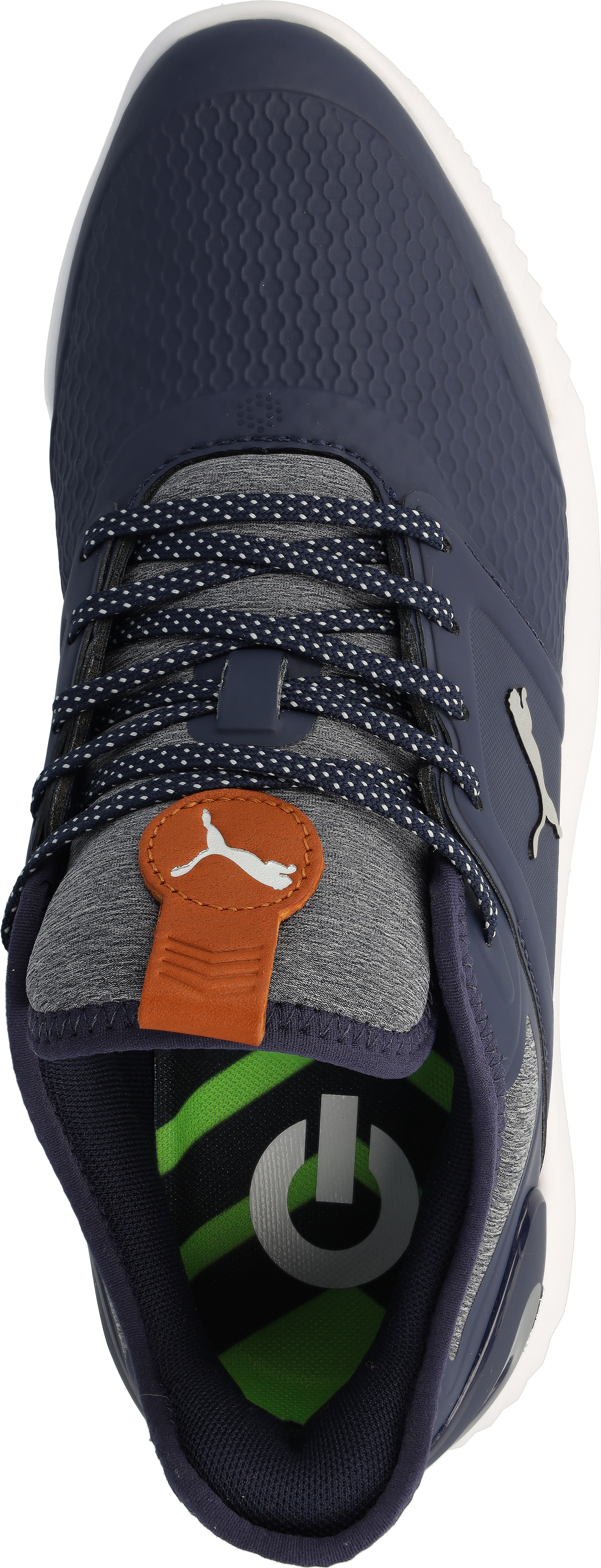 Puma Ignite Elevate 376077-05 Navy Silver Men Spikeless Golf Shoes - Picture 5 of 8