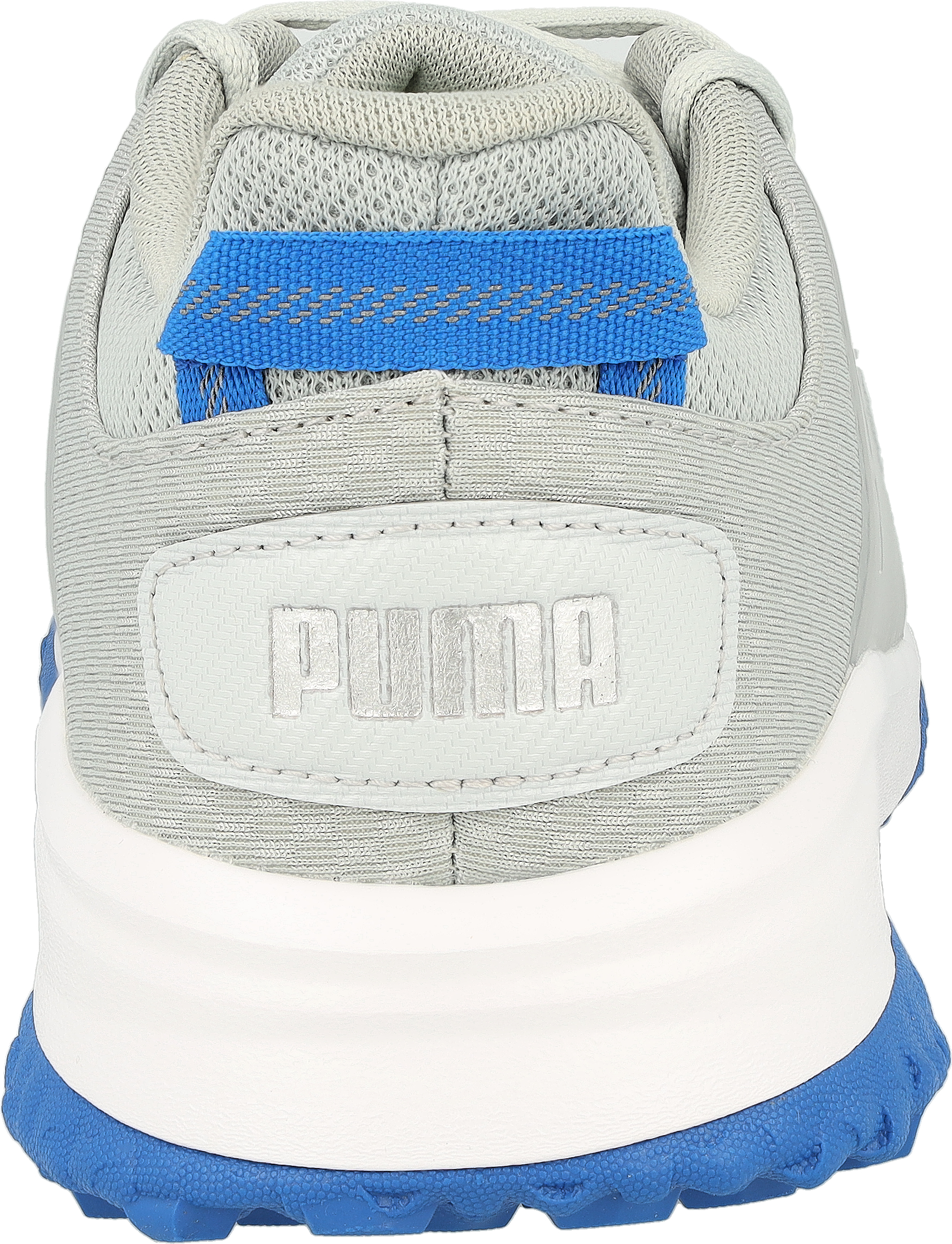 Puma Fusion Grip 377527-05 Flat Gray/Silver/Royal Men Spikeless Golf Shoes - Picture 7 of 8