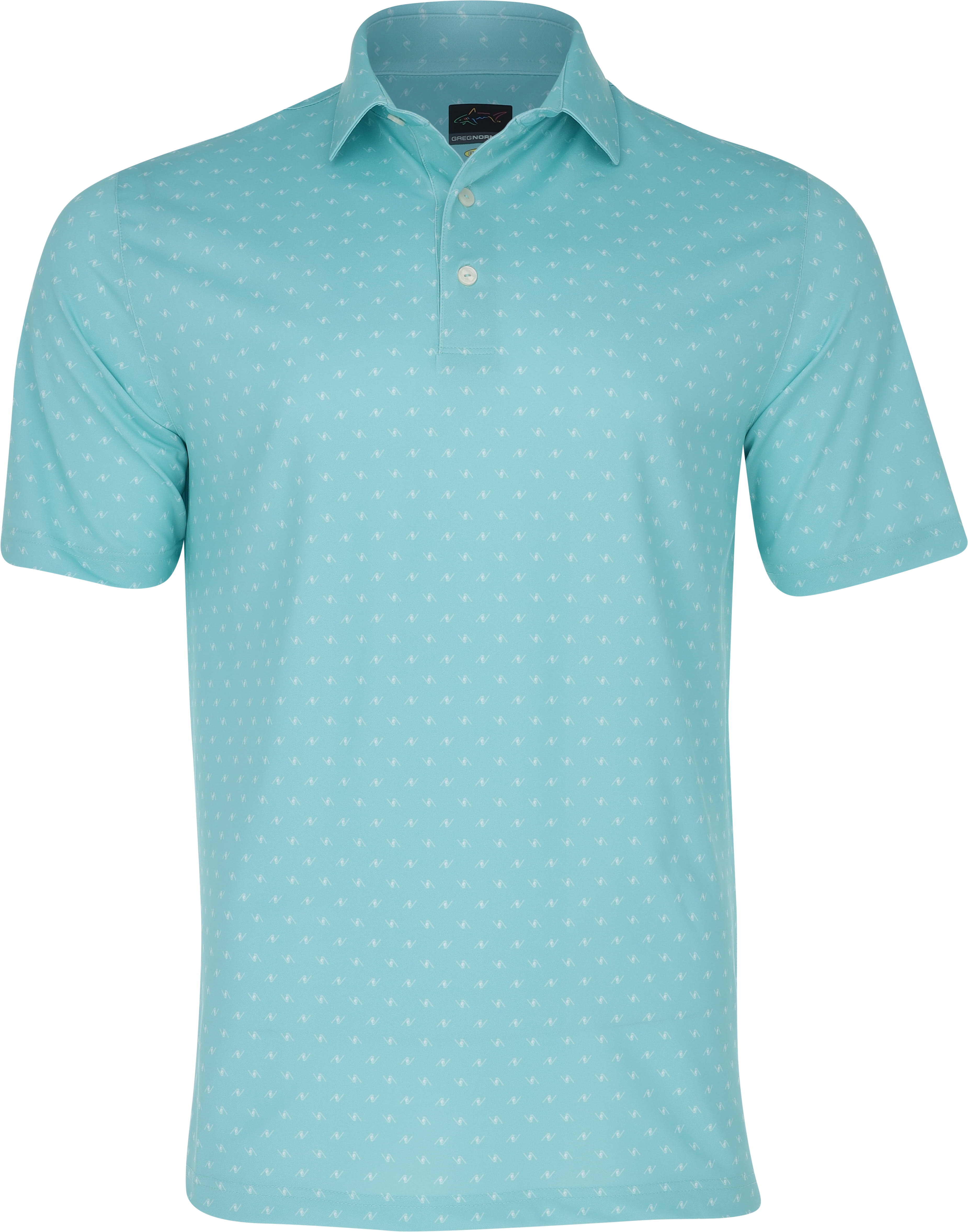 Greg Norman Freedom Micro Pique Spinner Print Shirt Herren - Farbe & Größe wählbar - Bild 9 von 16