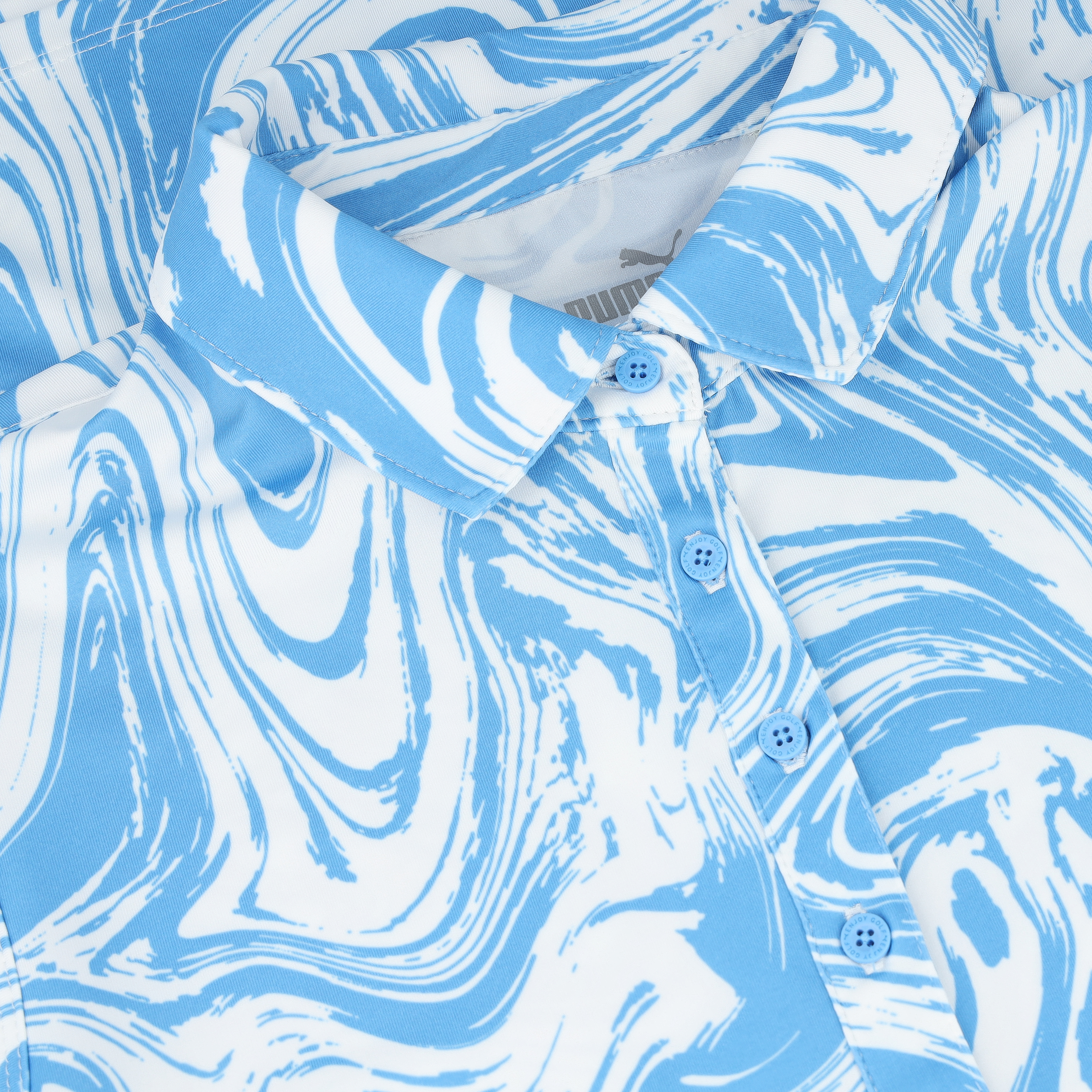 Camisa Puma Mattr Arenisca Blanca Brillante/Azul Regal Mujer XS - Imagen 5 de 5