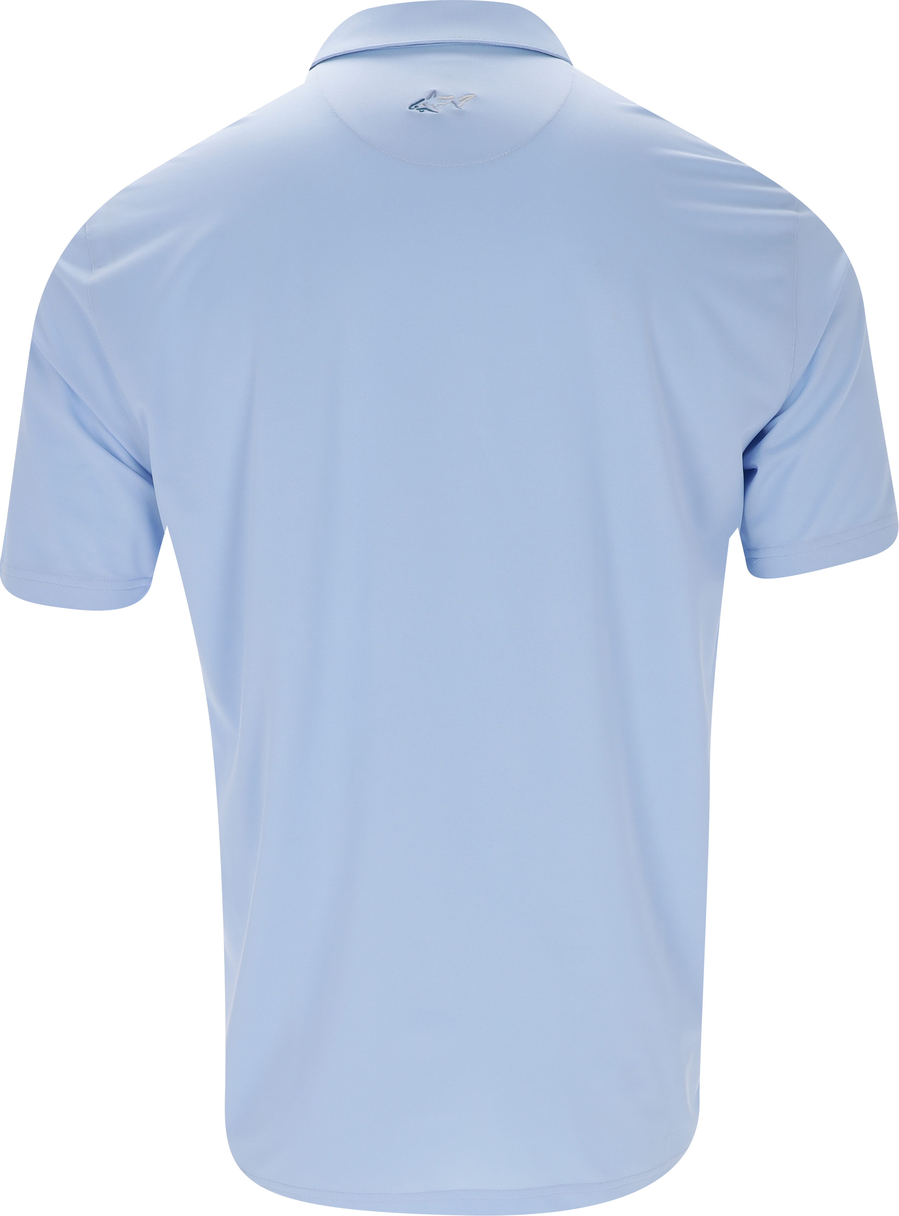 Camisa polo Greg Norman Freedom Micro Piqué azul neblina para hombre - Imagen 12 de 15