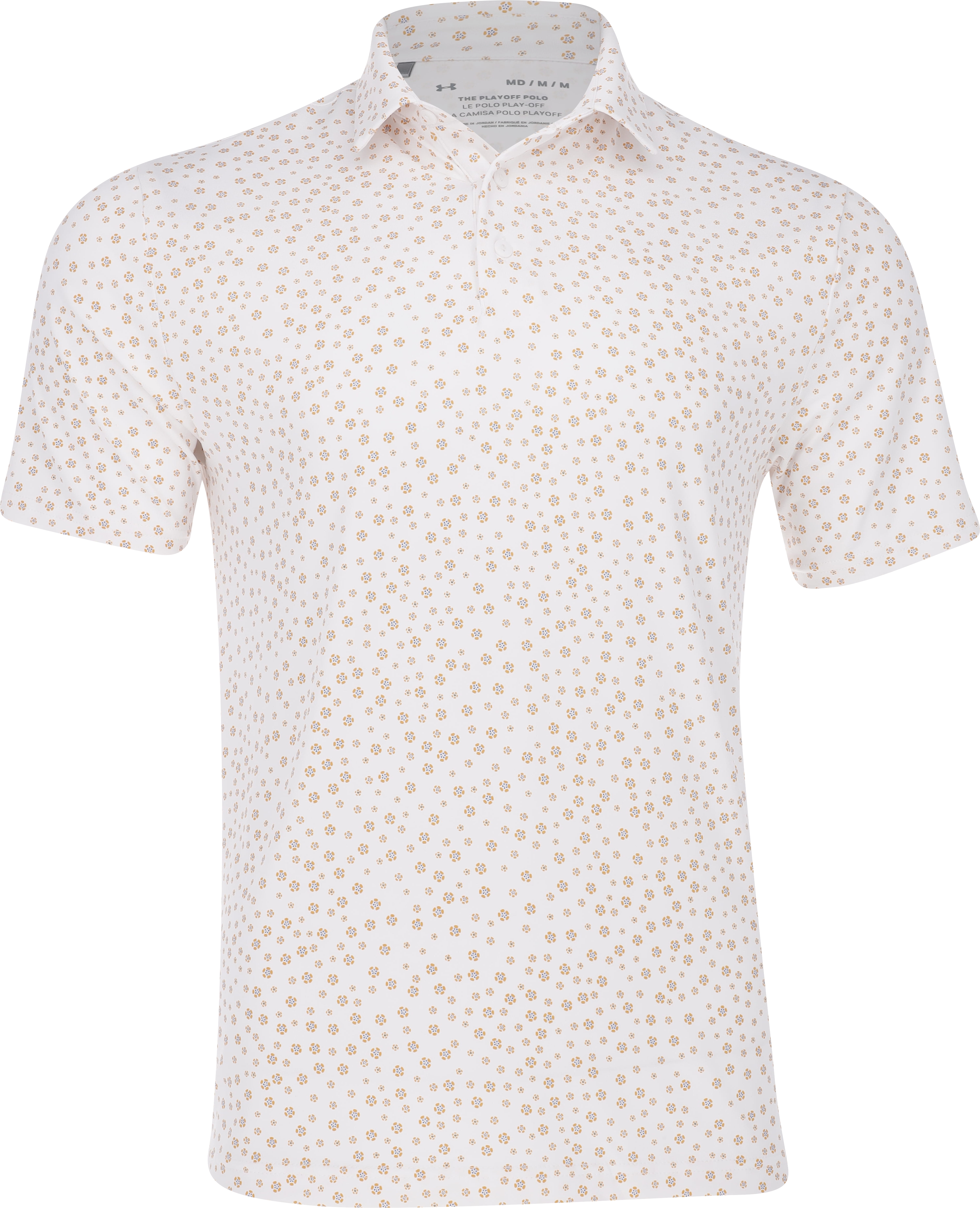 Under Armour UA Playoff 3.0 Fuse Print White Shirt Men XXL