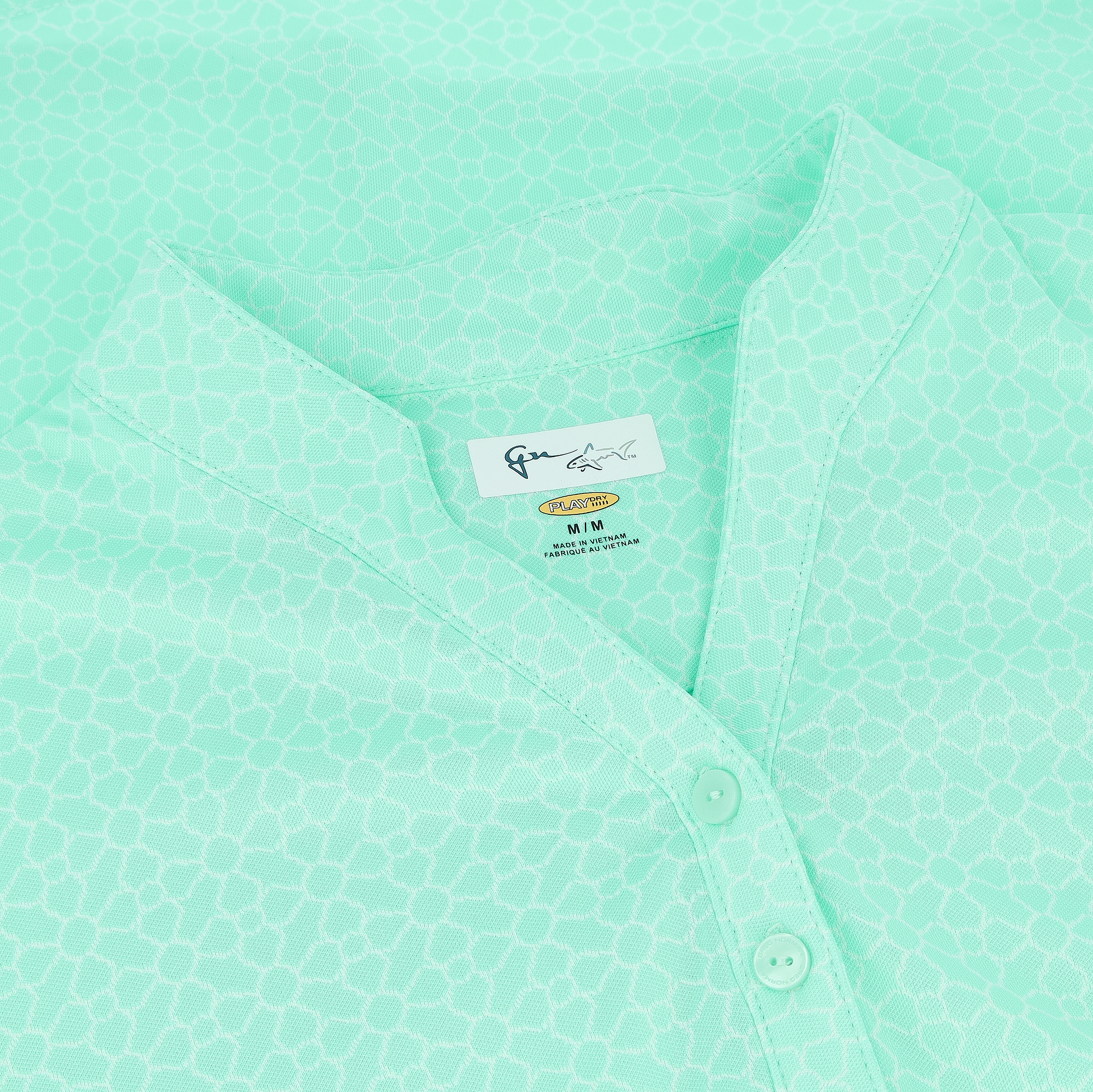 Greg Norman Trellis Jacquard-Hemd mit Knöpfen Damen - Farbe & Größe wählbar - Bild 12 von 20