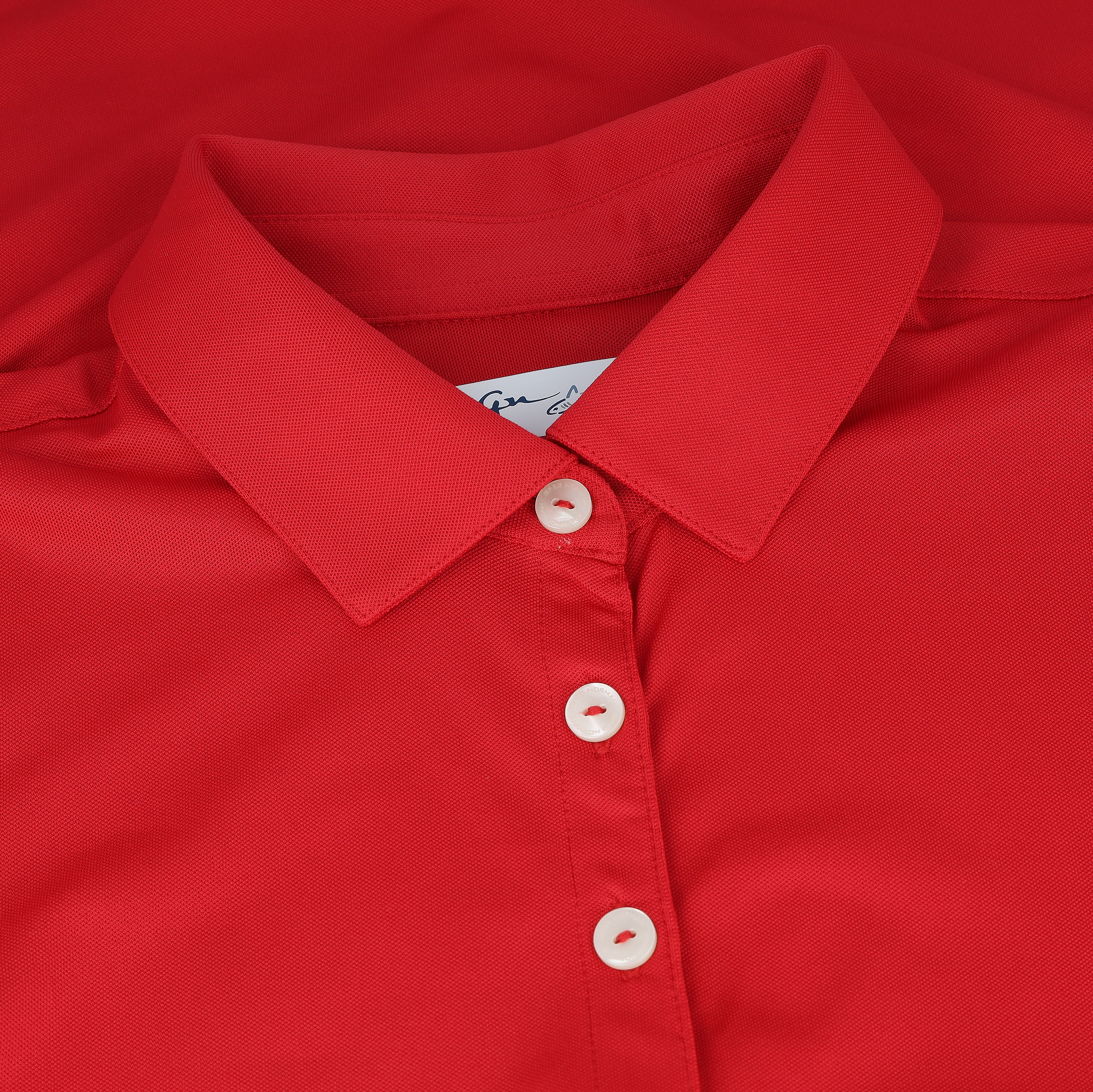 Greg Norman Freedom Micro Pique British Red Shirt Women - Picture 10 of 10