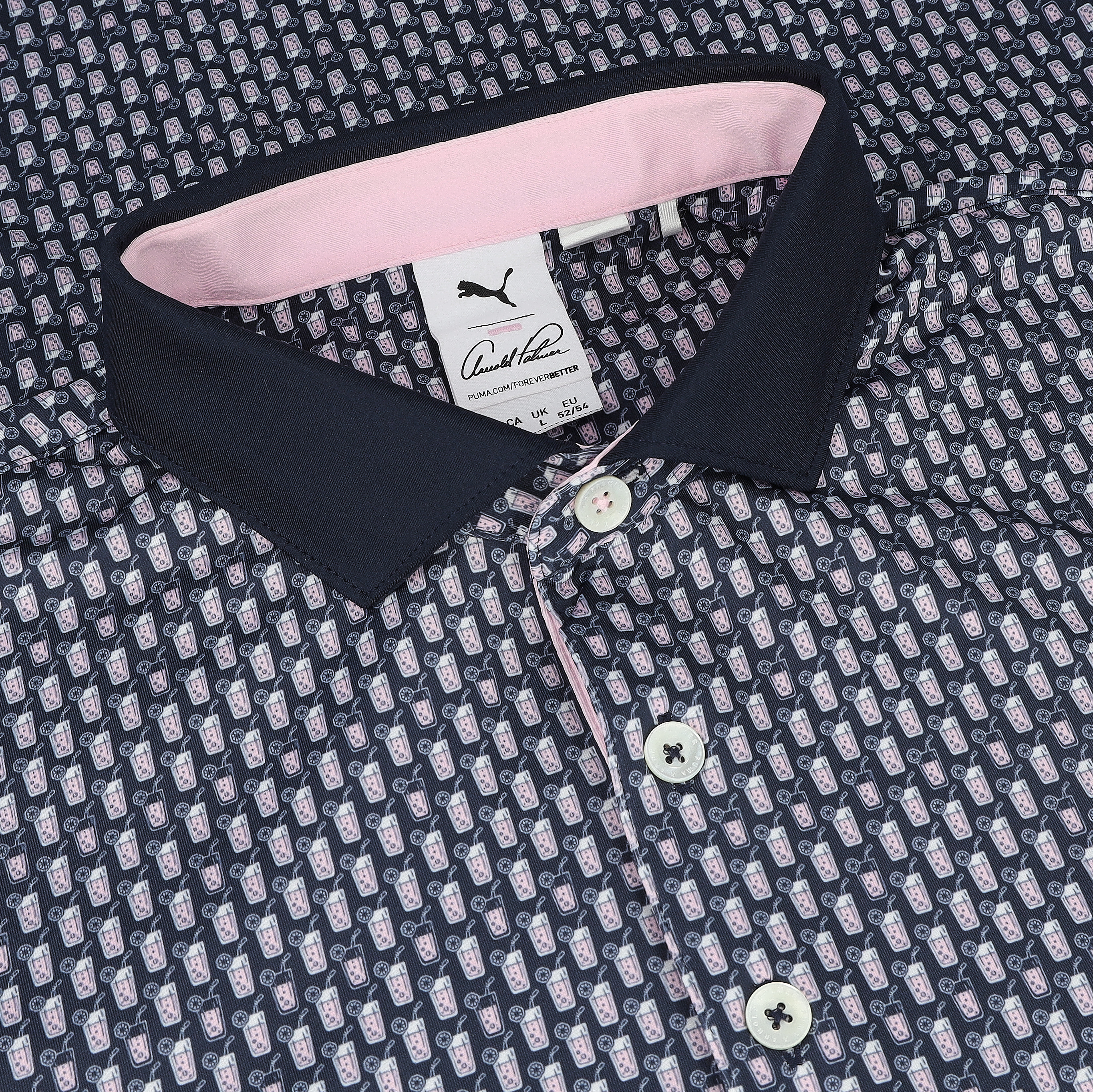Puma Puma X AP Mattr Iced Tea Deep Navy Shirt Men - Picture 15 of 20