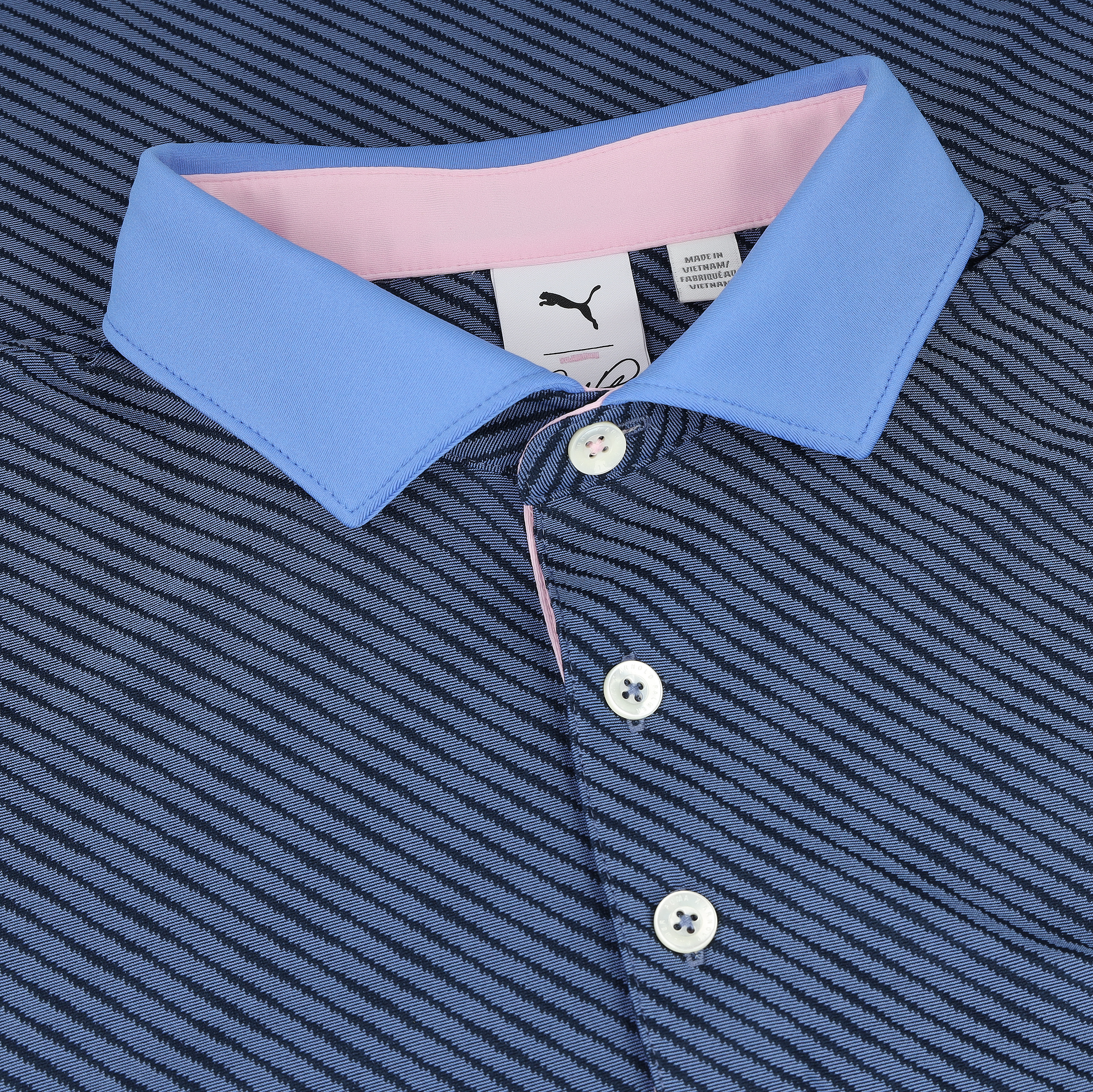 Puma Puma X AP Jacquard Stripe Blue Skies Shirt Men - Picture 9 of 9