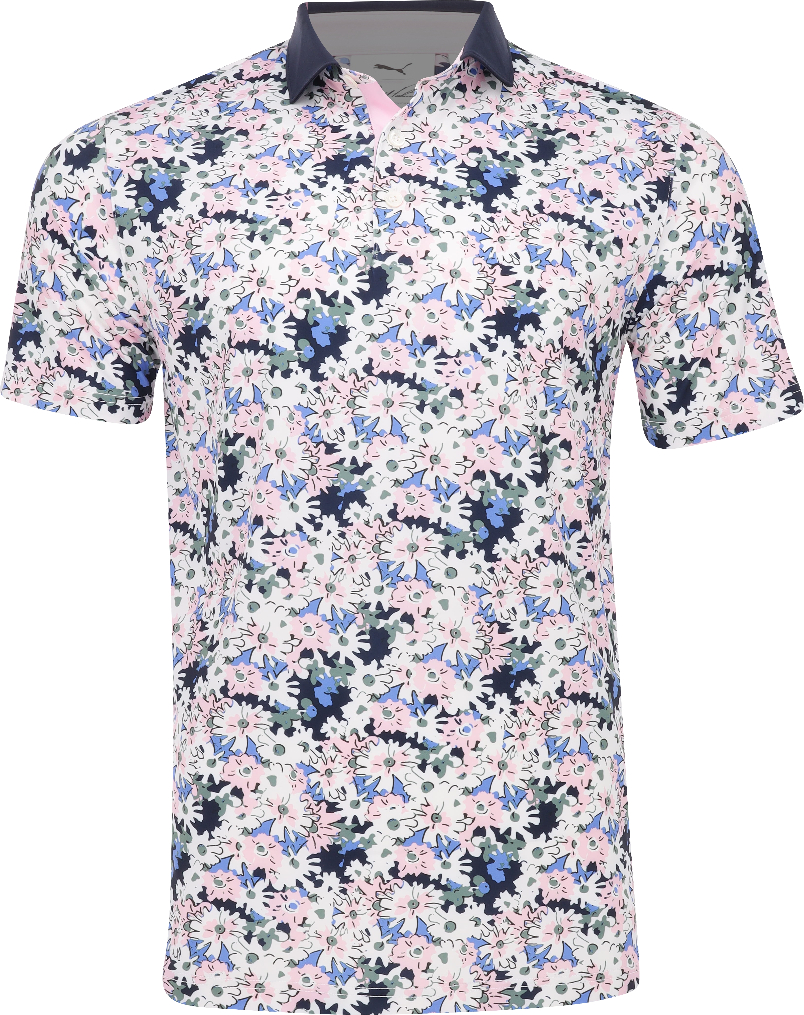 Puma Puma X AP Floral White Glow/Deep Navy Shirt Herren - Bild 6 von 15