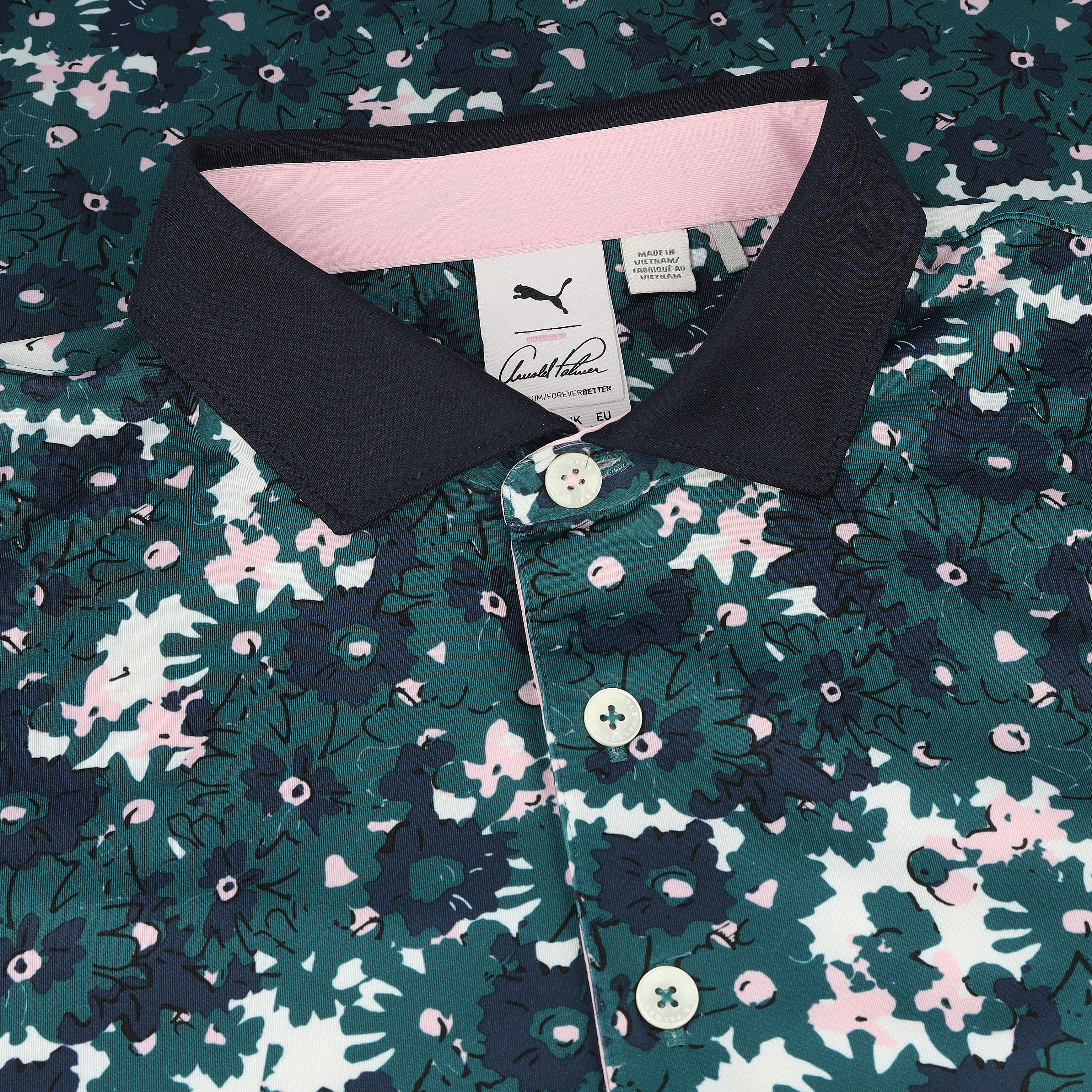 Puma Puma X AP Floral Cold Green Shirt Men S - Picture 5 of 5