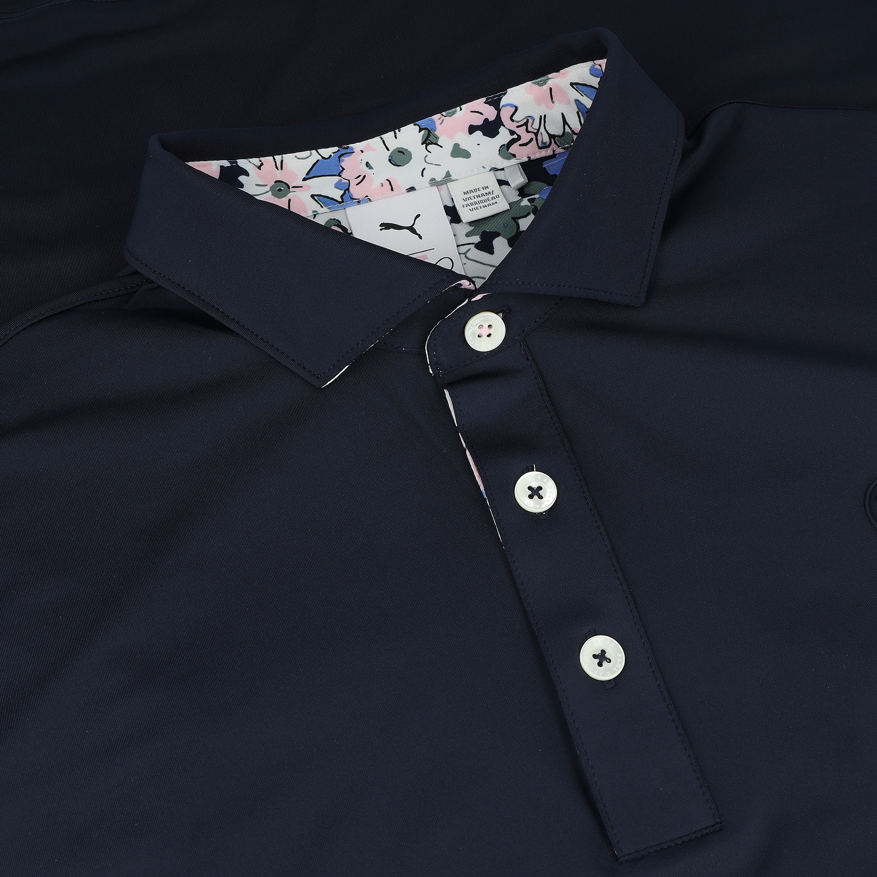 Puma Puma X AP Floral Trim Deep Navy Shirt Men L - Picture 5 of 5