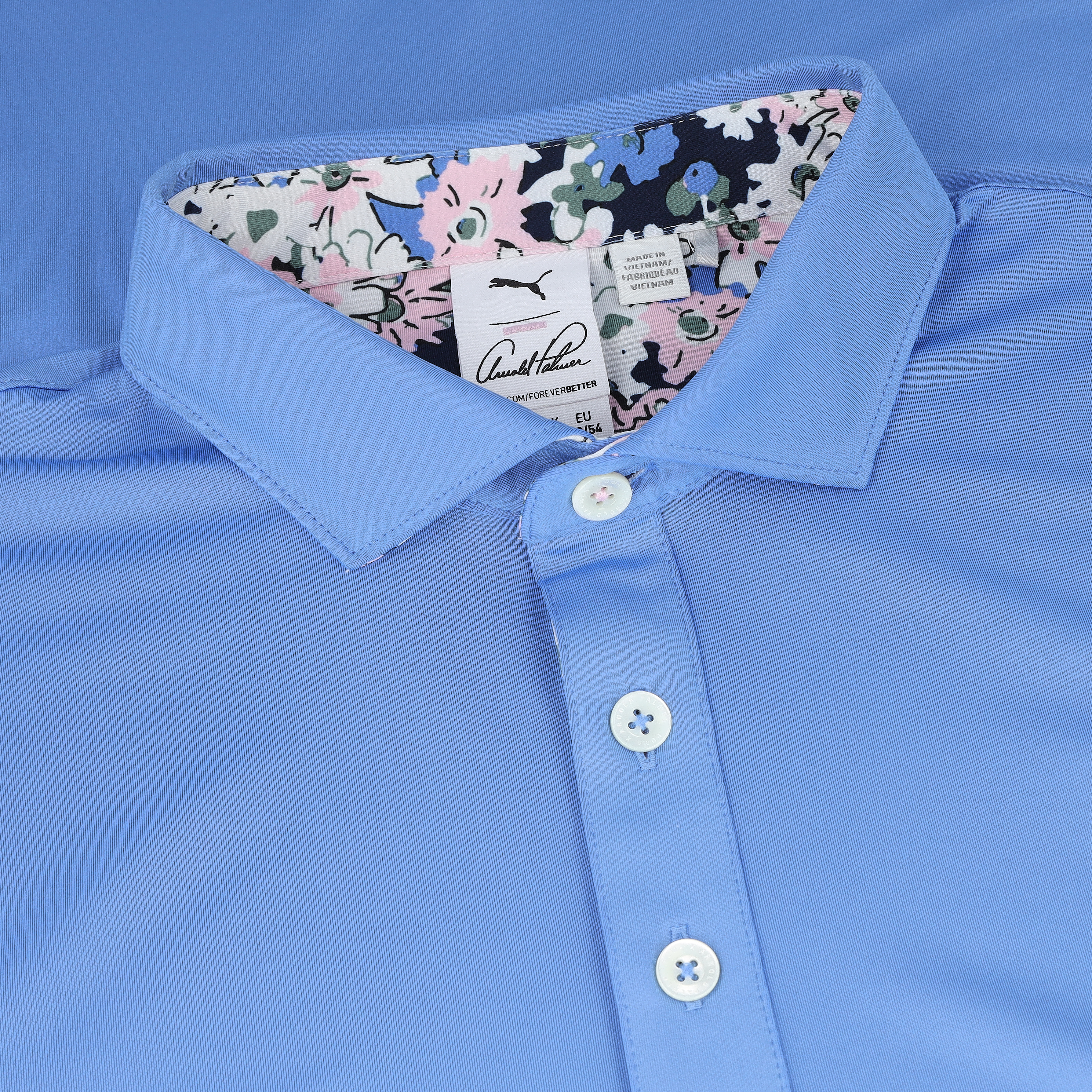 Puma Puma X AP Floral Trim Blue Skies Shirt Men XXL - Picture 5 of 5