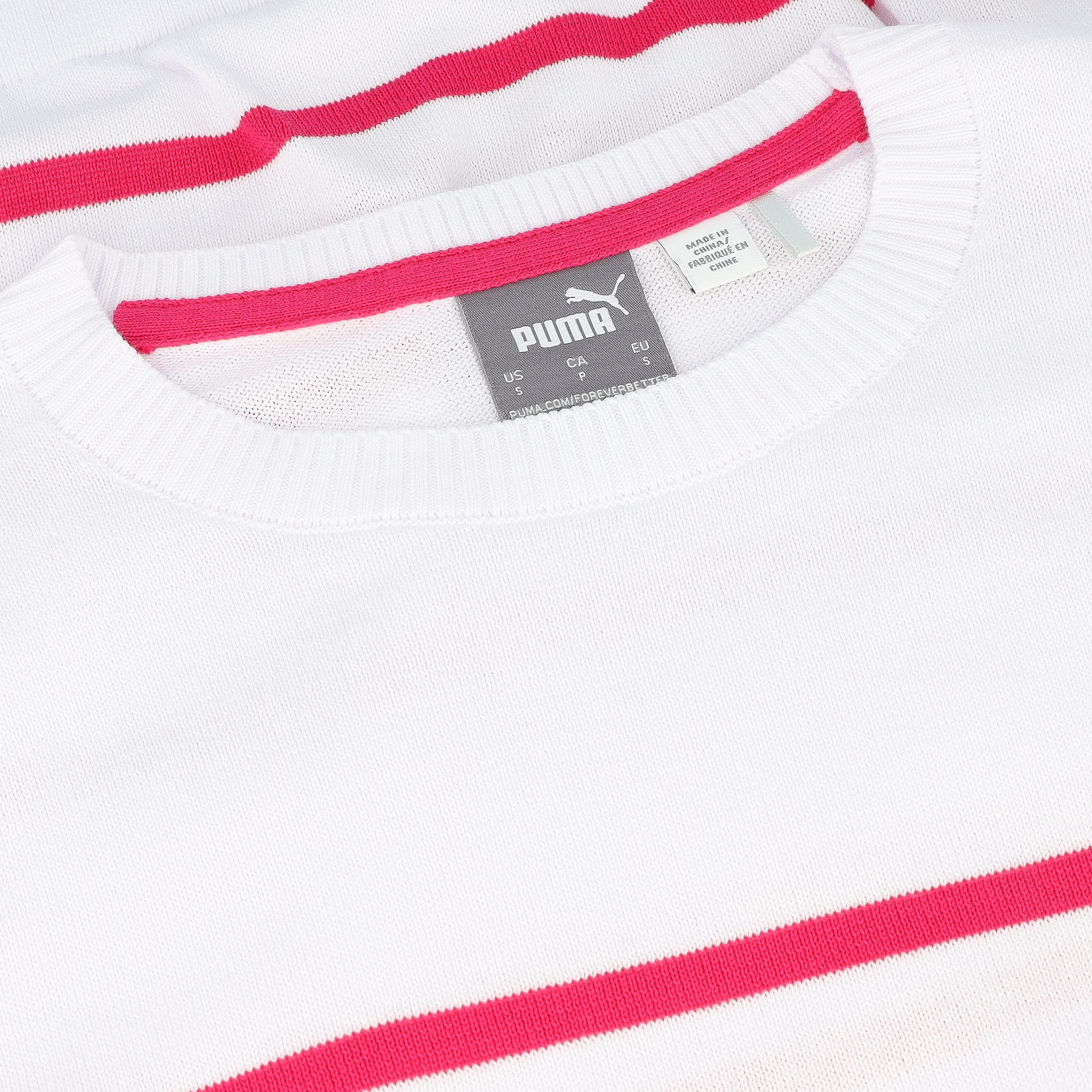 Puma Resort White Glow/Garnet Rose Sweater Women - Picture 8 of 24