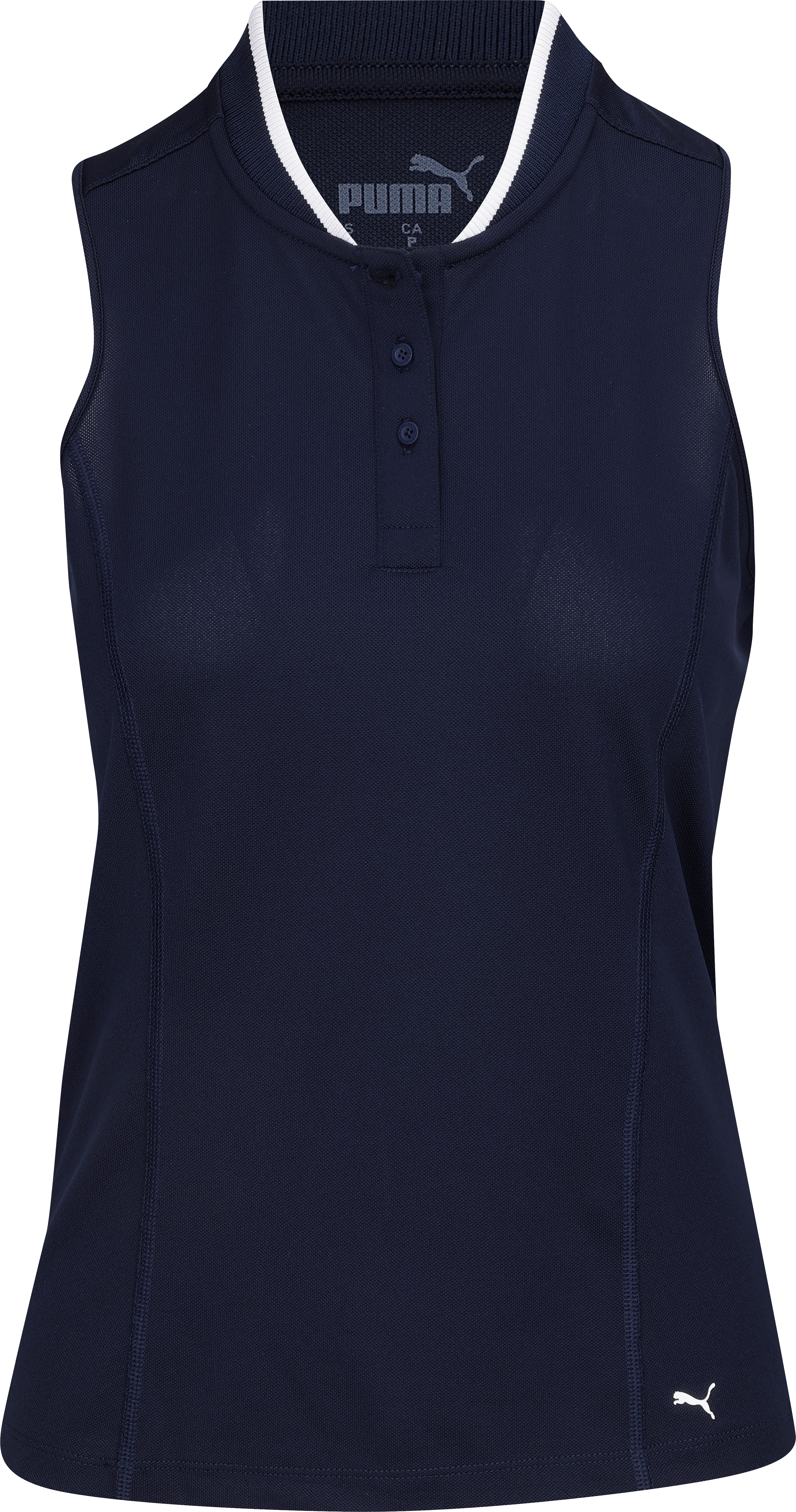 Puma Range Sleeveless Pique Deep Navy Shirt Women