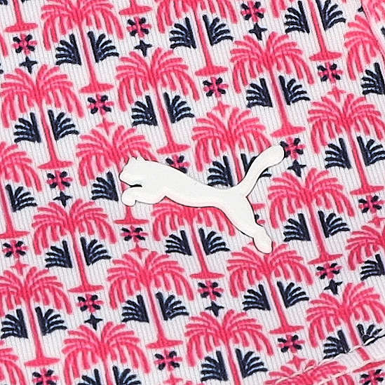 Camisa Puma Mattr Deco Sin Mangas Blanca Brillante/Granate Rosa Mujer L - Imagen 7 de 8