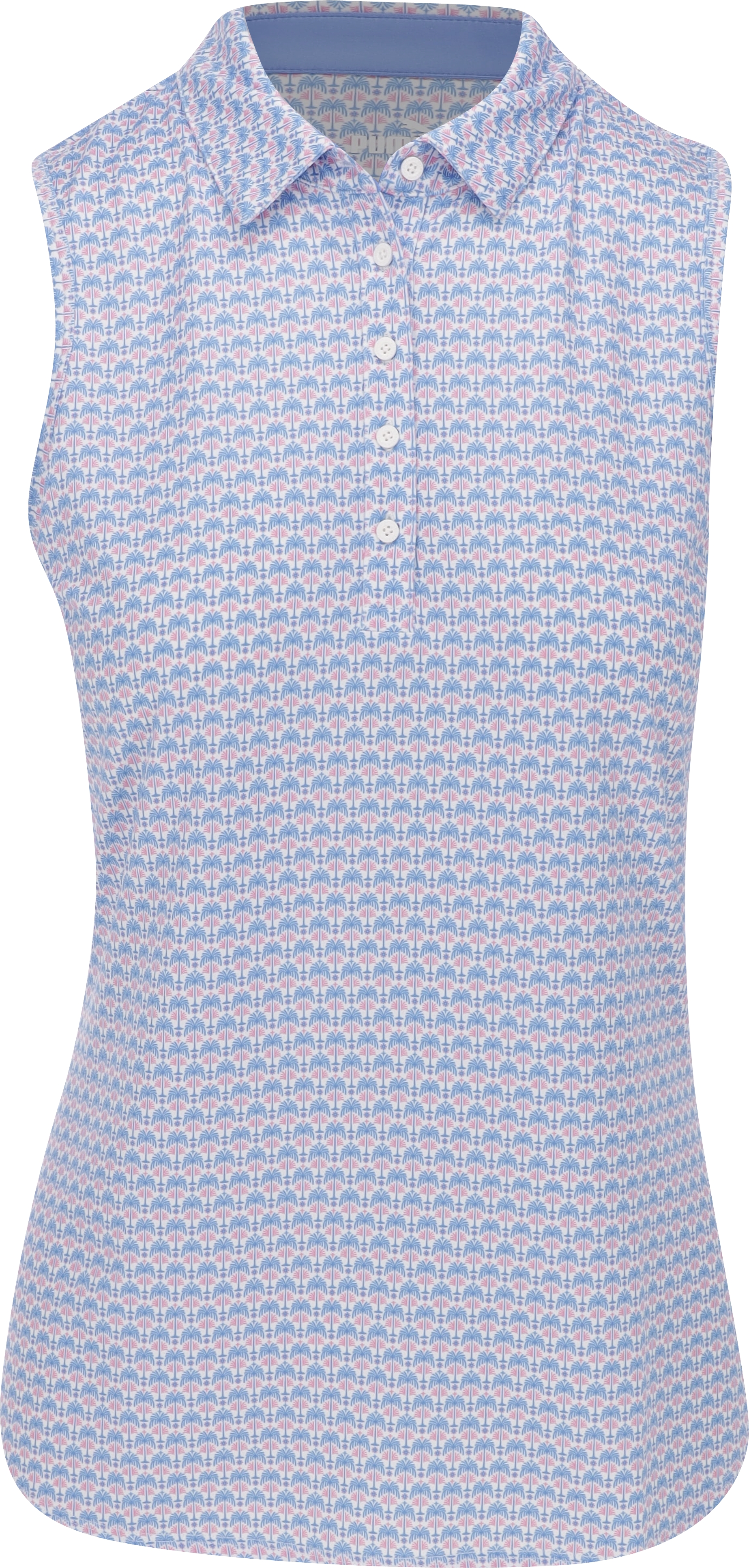 Puma Mattr Deco Sleeveless White Glow/Blue Skies Shirt Women - Picture 19 of 45