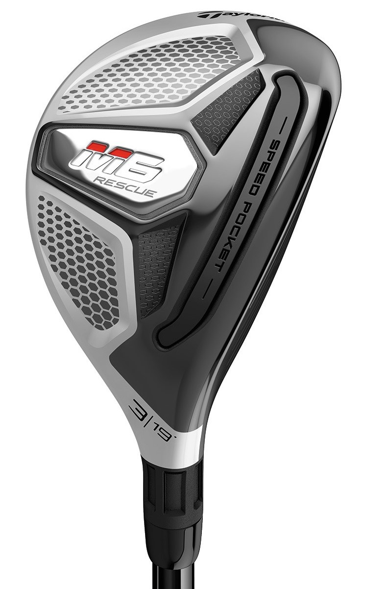 Left Hand TaylorMade M6 Rescue 22* 4H Hybrid Reg Fujikura Atmos
