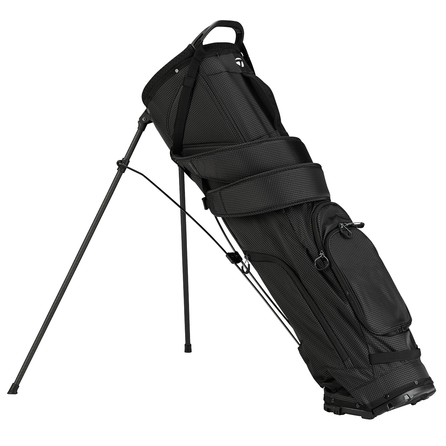TaylorMade FlexTech SuperLite Black Stand Golf Bag - Picture 4 of 7