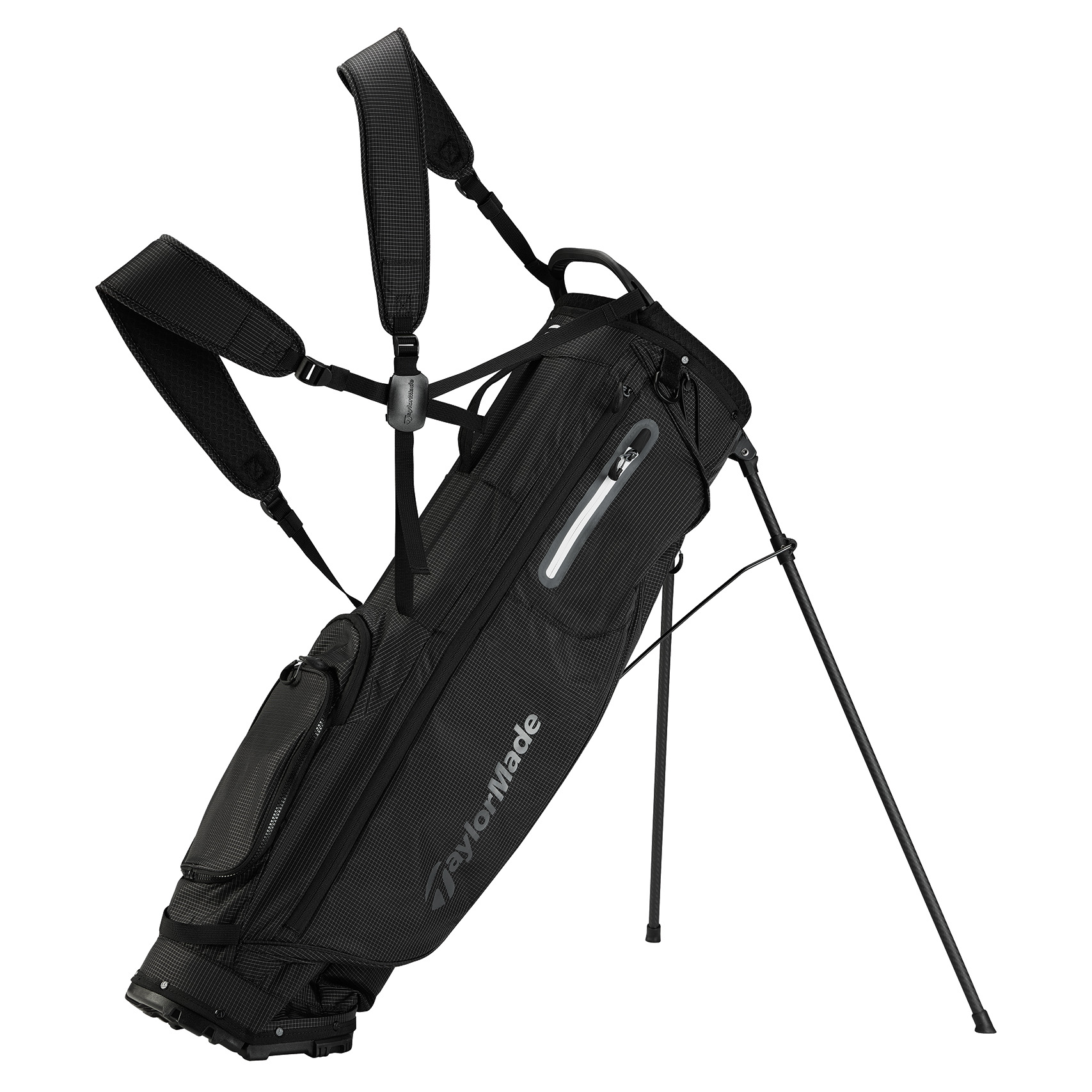 TaylorMade FlexTech SuperLite Black Stand Golf Bag - Picture 1 of 7