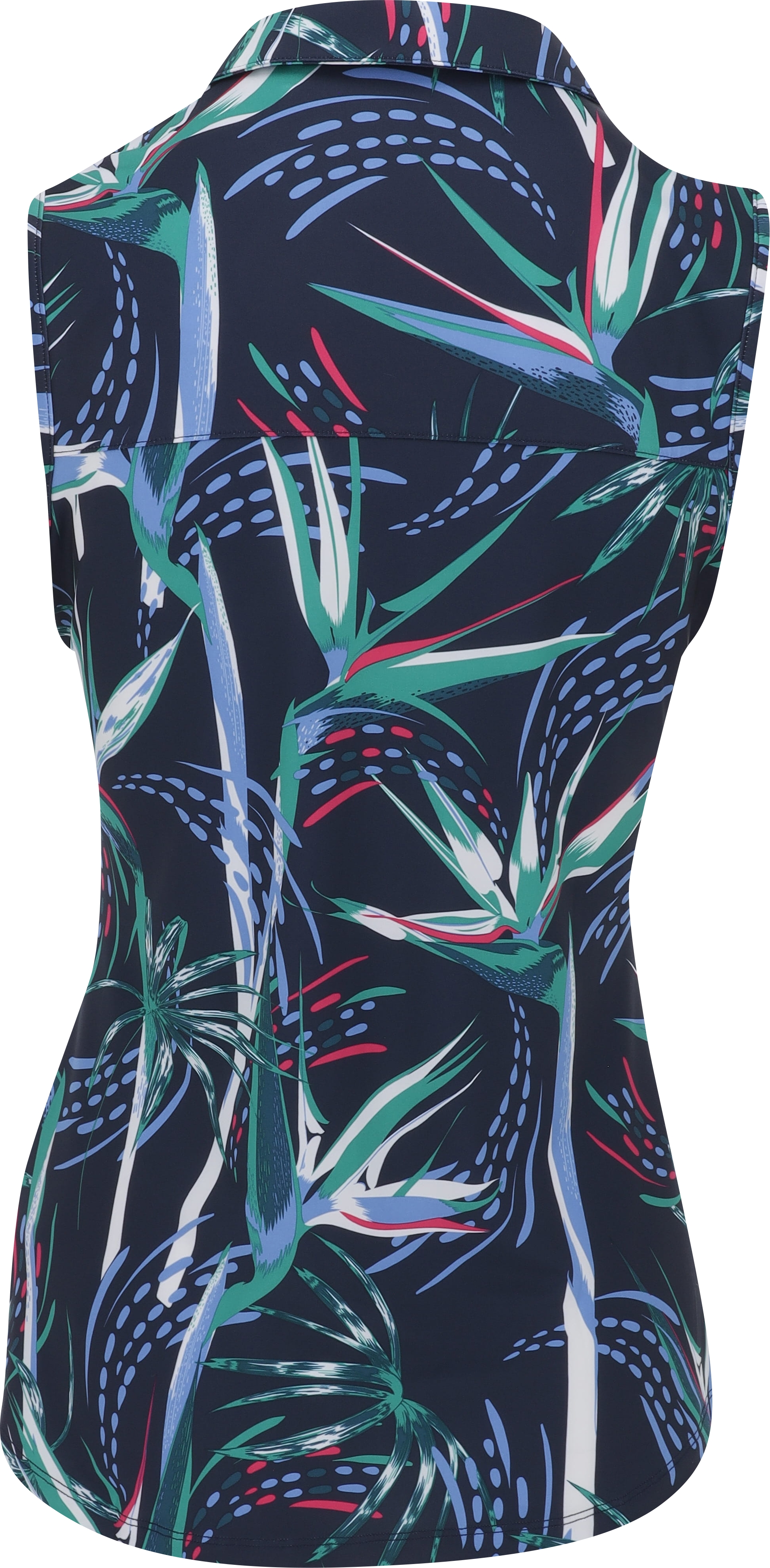 Puma Youth Girls Paradise Sleeveless Deep Navy/White Glow Shirt Junior - Picture 12 of 15