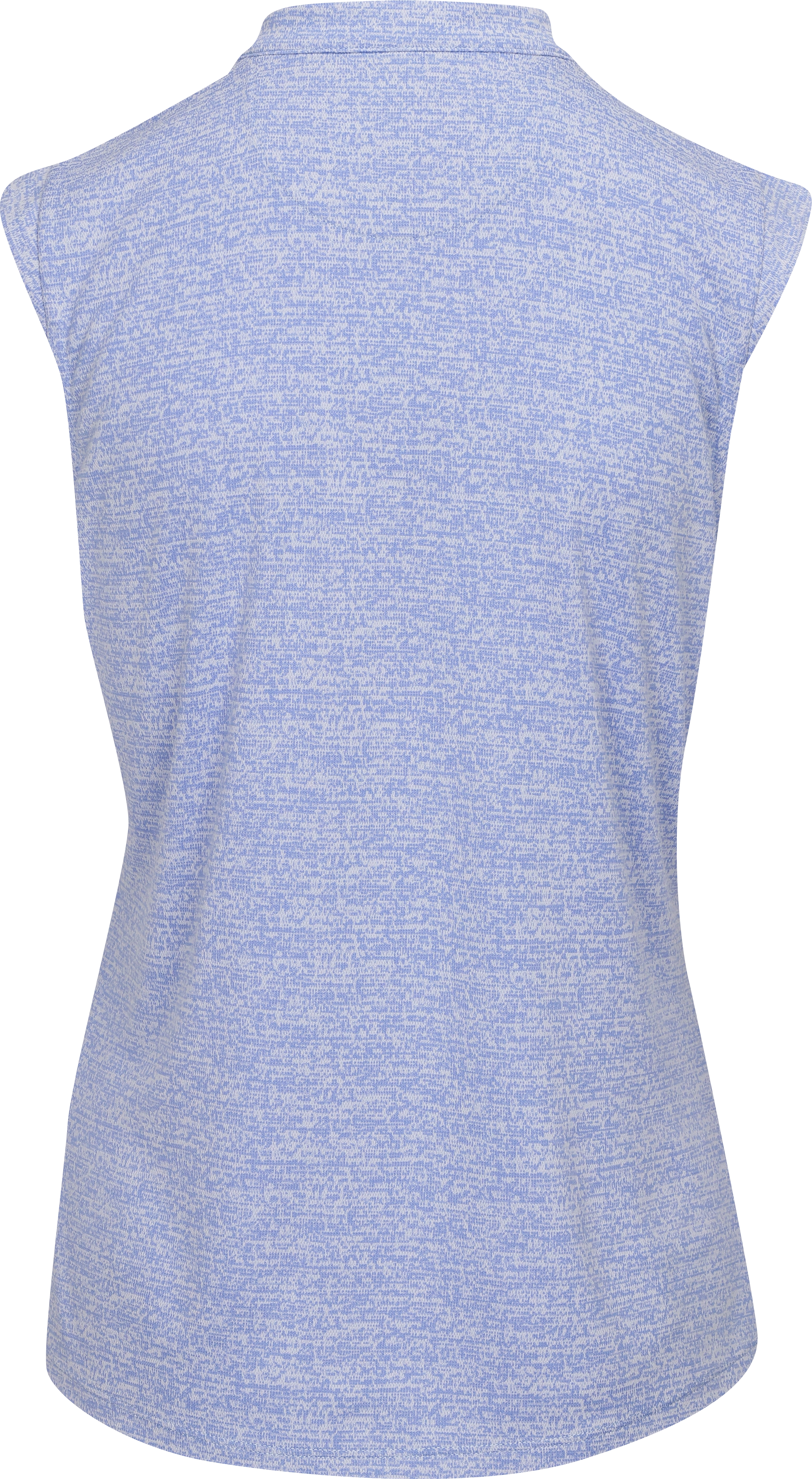 Shark Collection Tweed Jacquard Sleeveless Zip Mock Golf Shirt Women - Picture 10 of 24