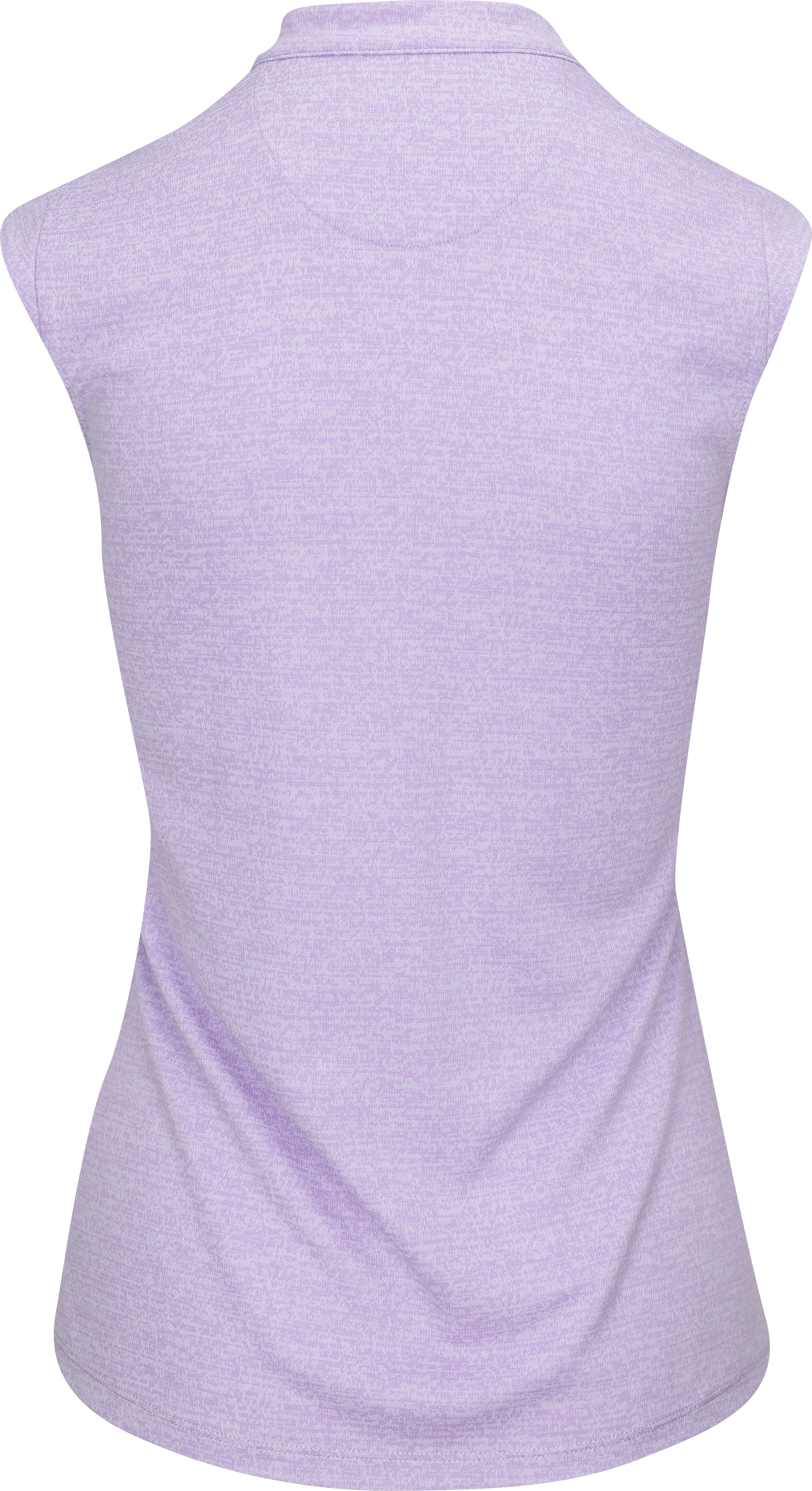 Shark Collection Tweed Jacquard Sleeveless Zip Mock Golf Shirt Women - Picture 14 of 24