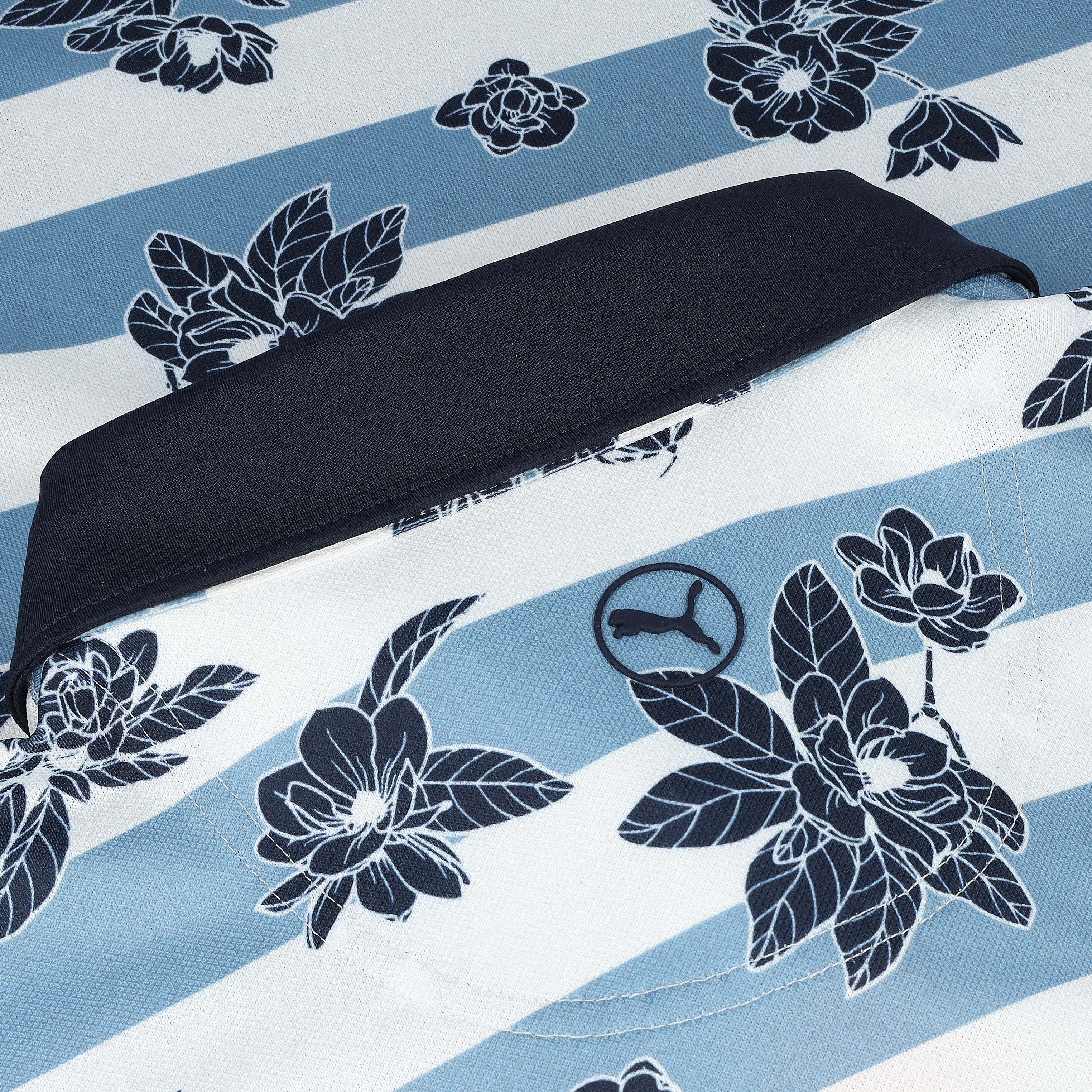 Puma Pique Garden Zen Blue/Deep Navy Shirt Men - Imagen 9 de 25