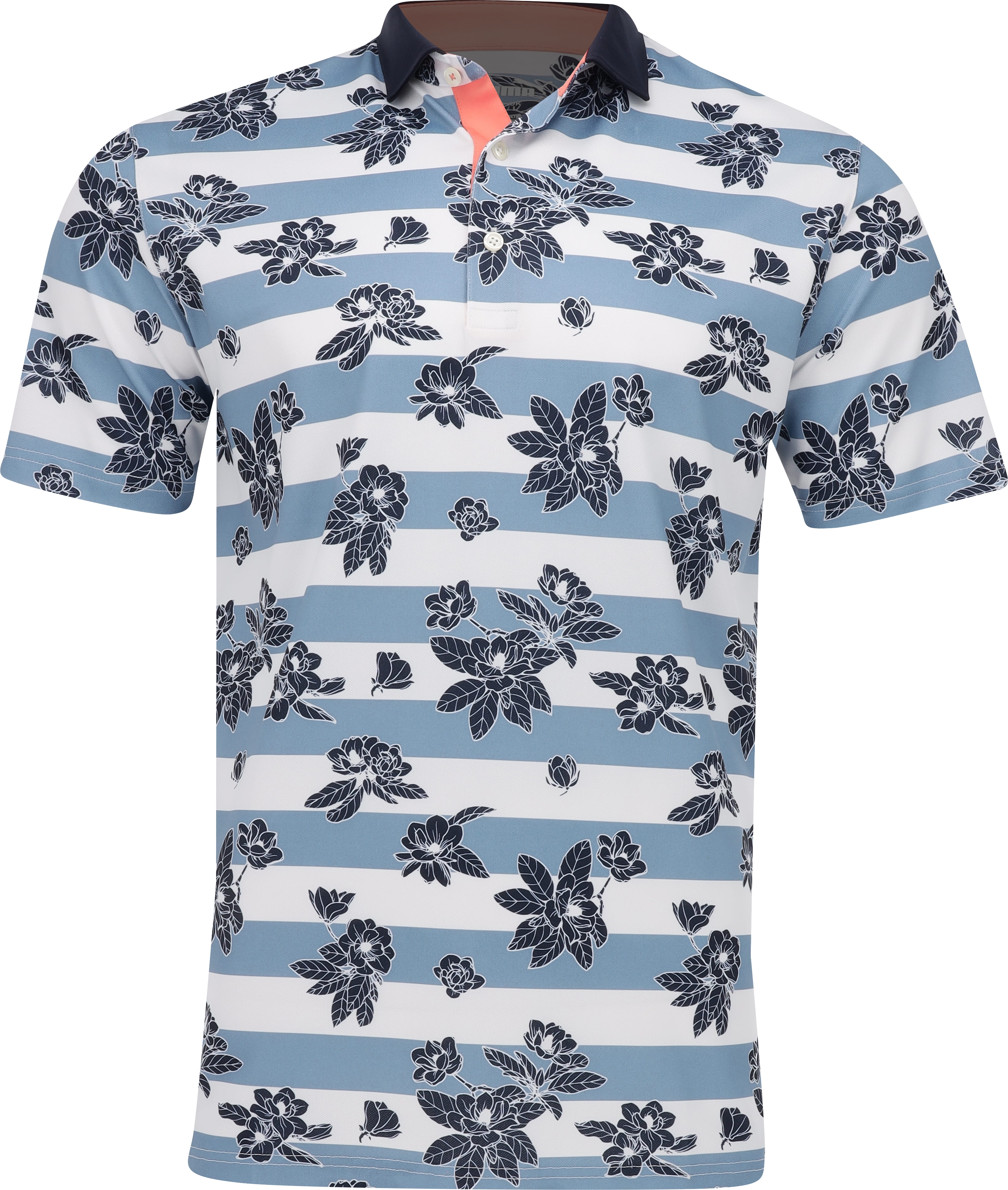 Puma Pique Garden Zen Blue/Deep Navy Shirt Men - Imagen 16 de 25