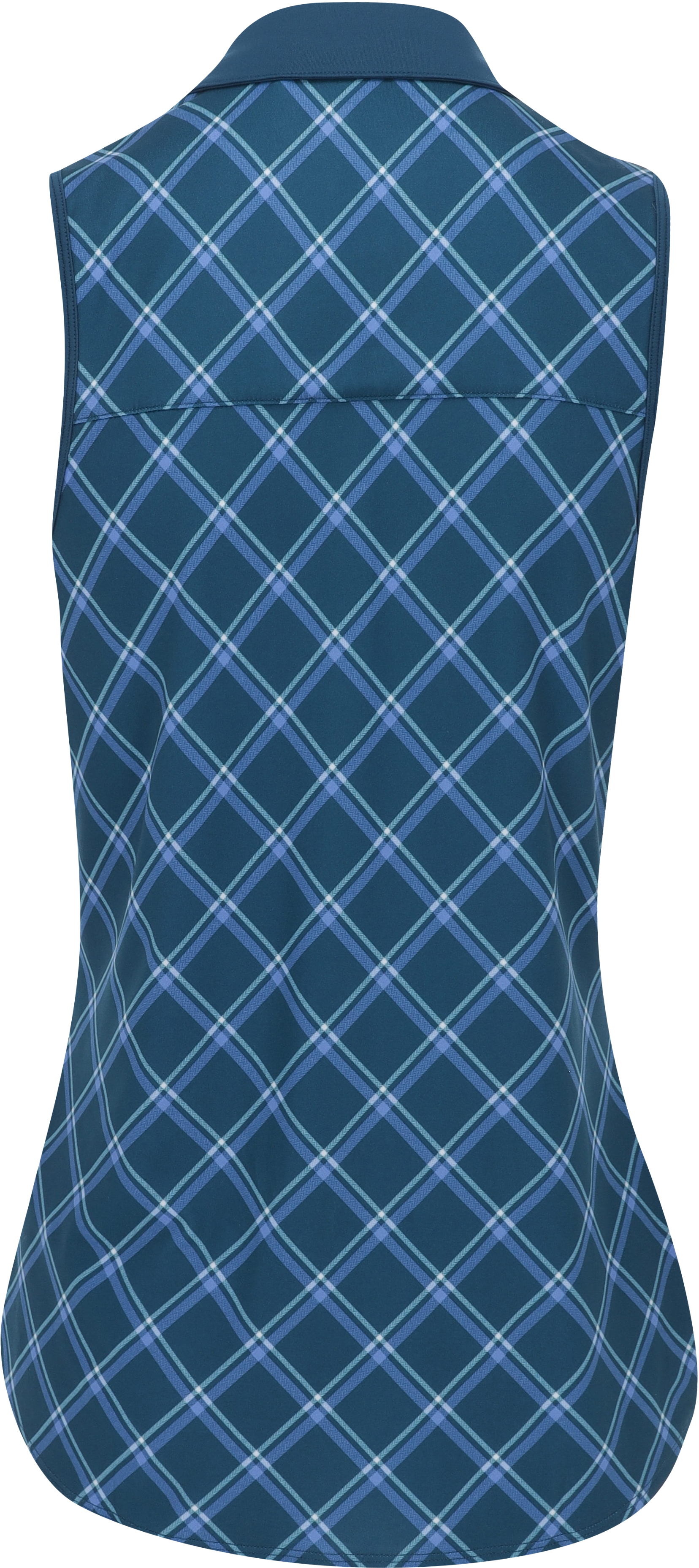 Puma Cloudspun Plaid Sleeveless Ocean Tropic/Blue Skies Shirt Women - Bild 4 von 27
