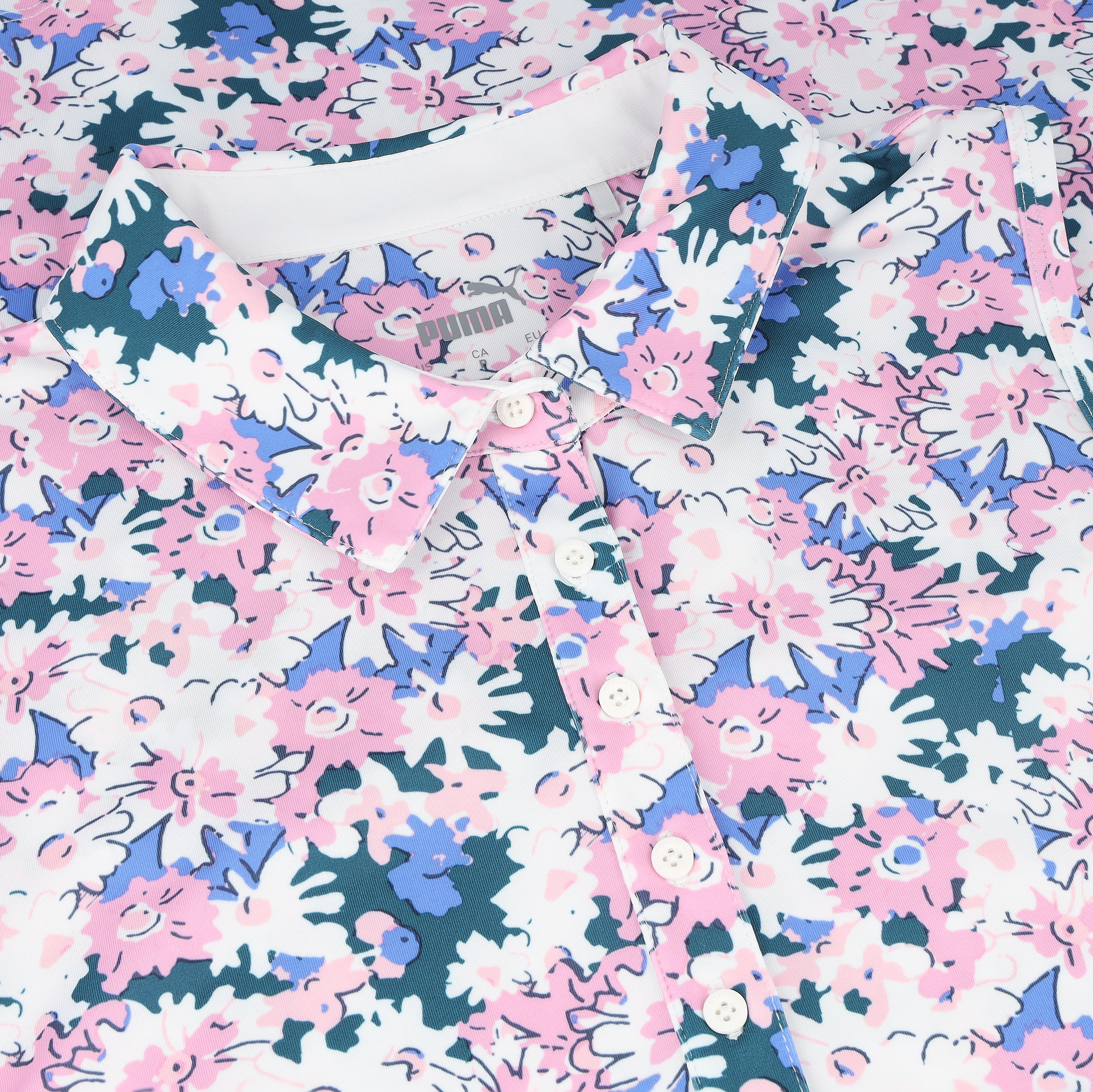 Puma MATTR Bloom Sleeveless Pink Icing/White Glow Shirt Women XS - Bild 9 von 9