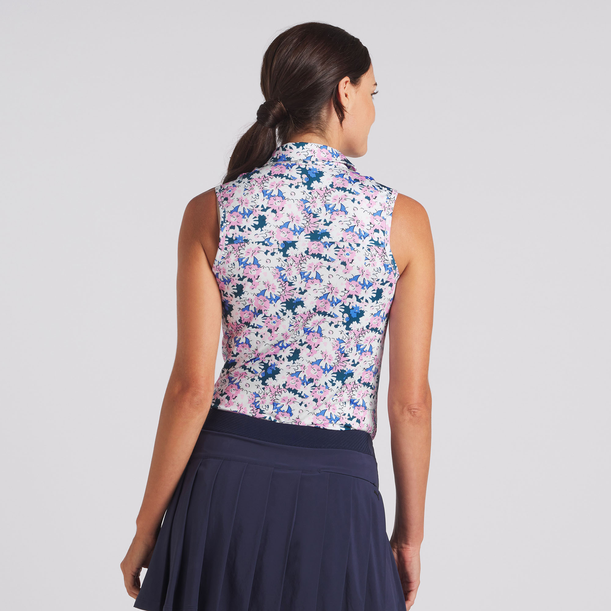 Puma MATTR Bloom Sleeveless Pink Icing/White Glow Shirt Women XS - Bild 6 von 9
