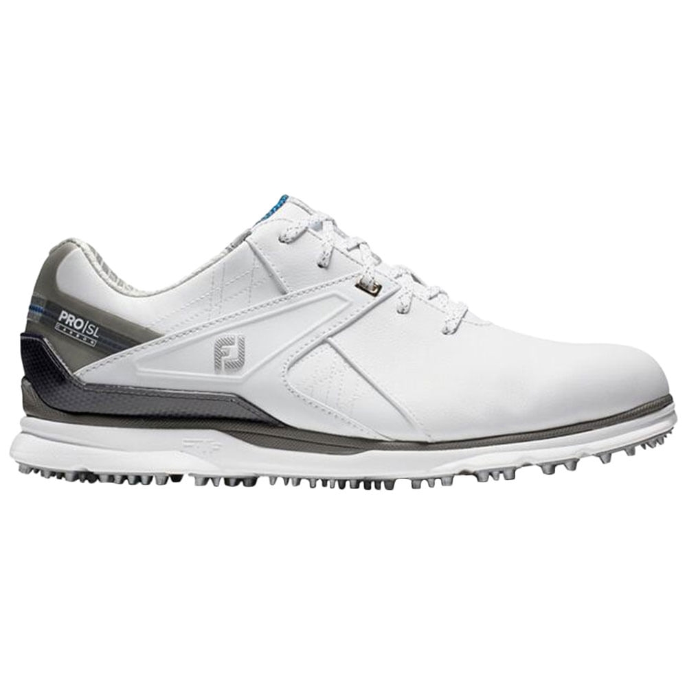 FootJoy Pro/SL Carbon 53104 White Men Spikeless Golf Shoes