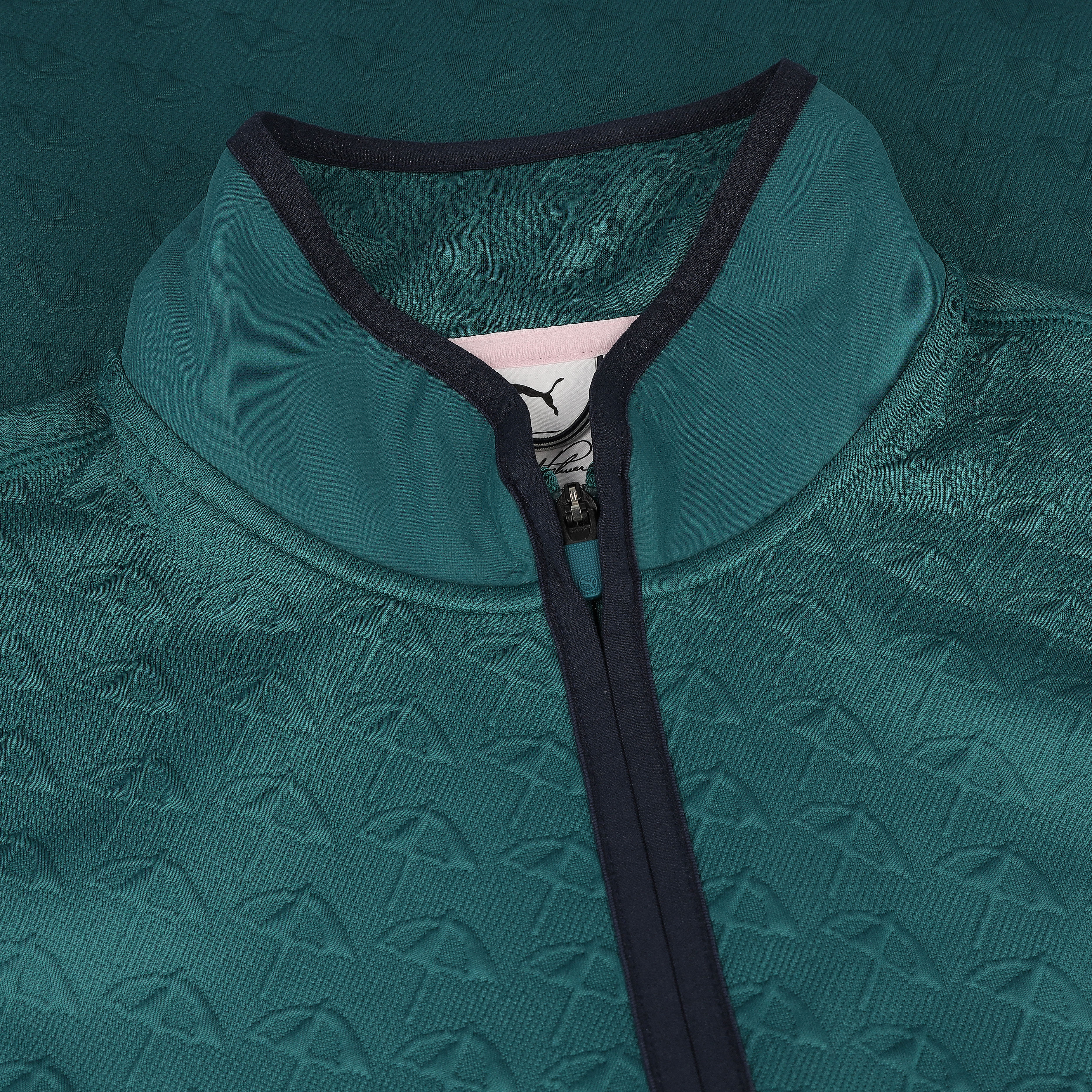 Puma Puma X Ap Jacquard 1/4 Zip Cold Green Oberbekleidung Herren - Bild 15 von 15
