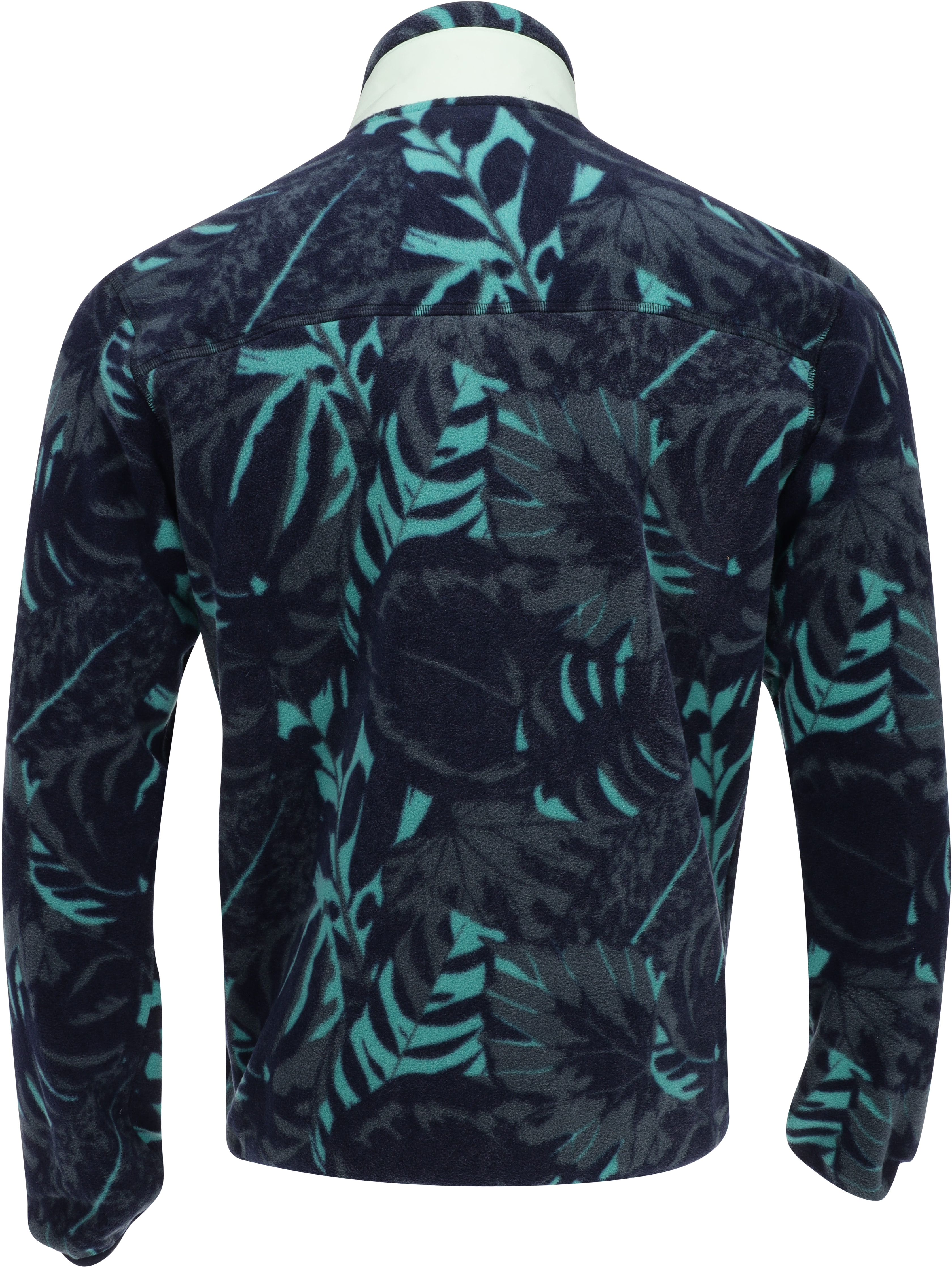 Ropa exterior Puma PUMA X PTC media cremallera palma polar azul marino profundo/verde brillante para hombre - Imagen 14 de 21