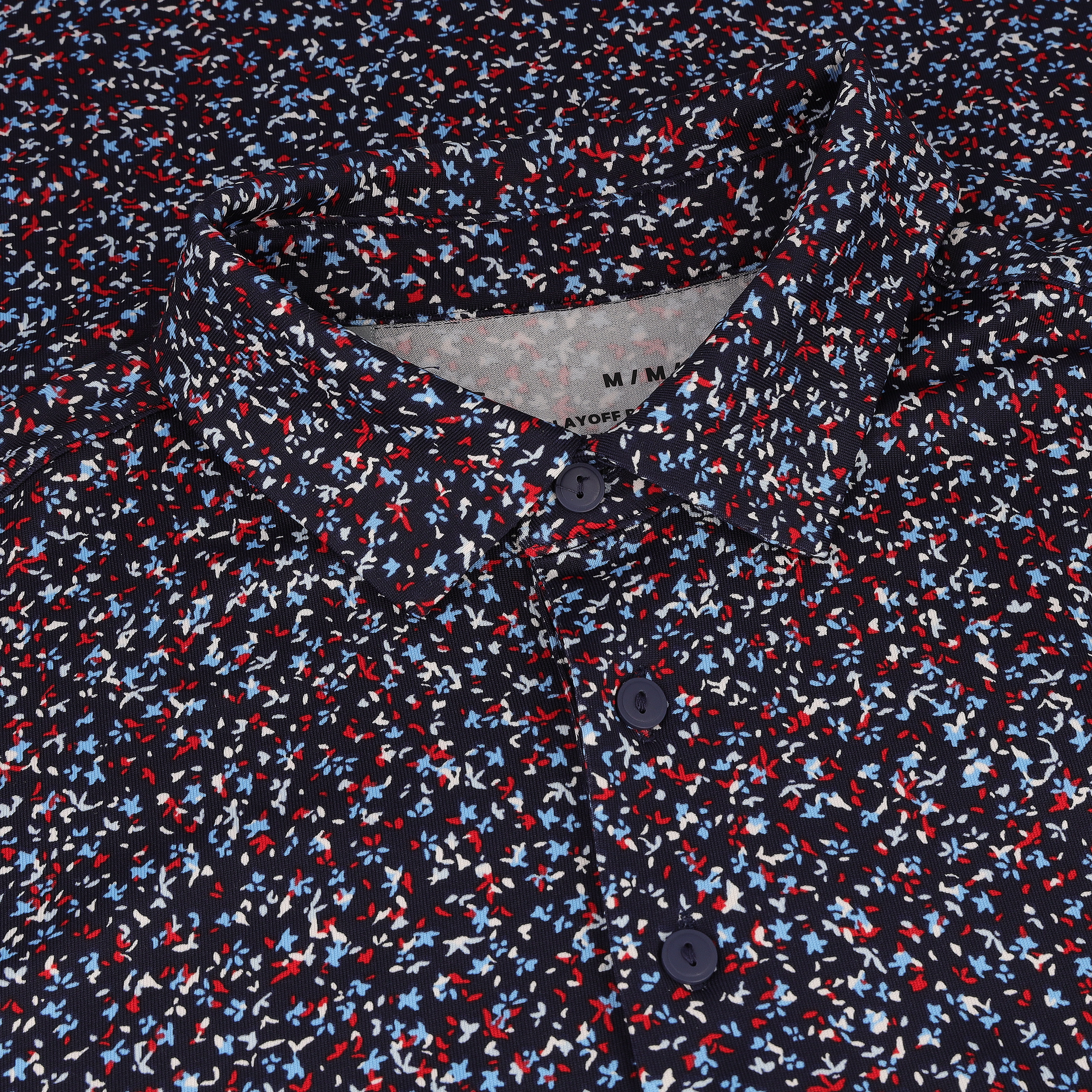 Camicia Under Armour UA Playoff Micro Field Midnight Navy Uomo - Foto 17 di 17