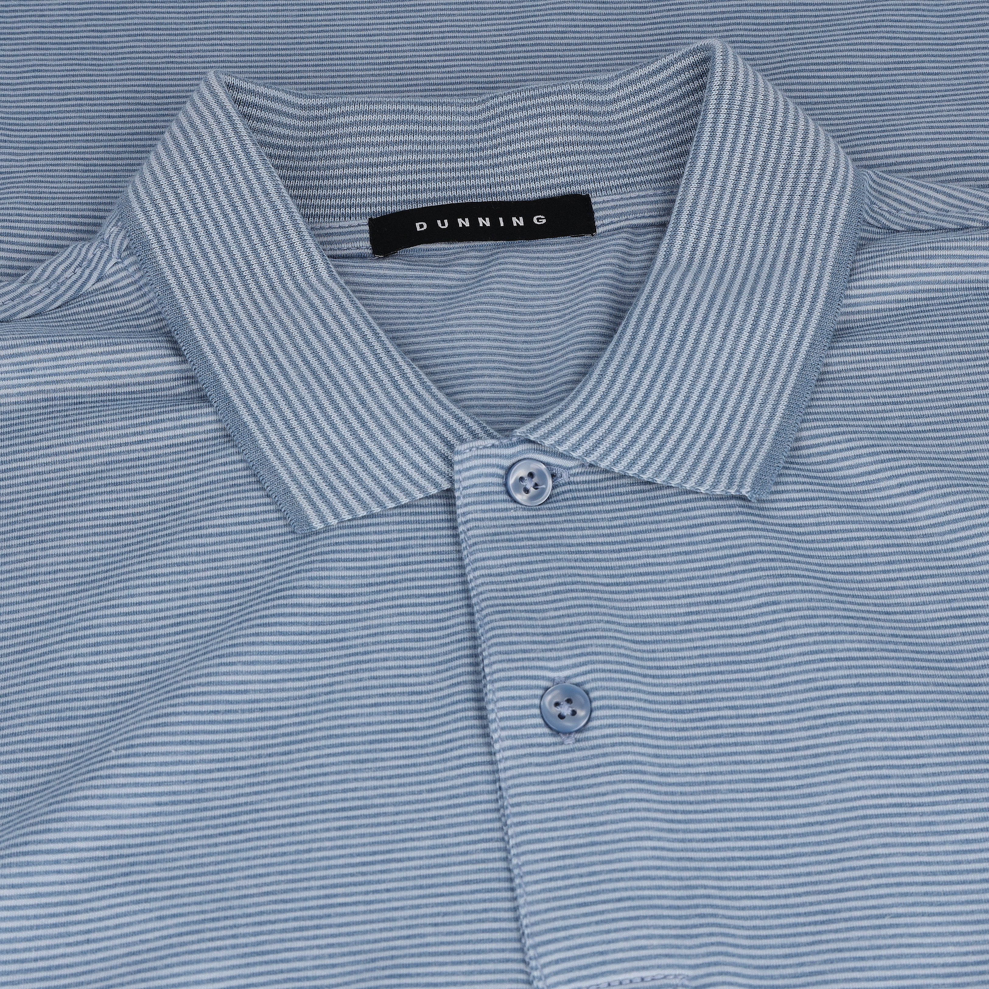 Dunning Fairlane COOLMAX Striped Cotton Polo Golf Shirt Men - Picture 12 of 16